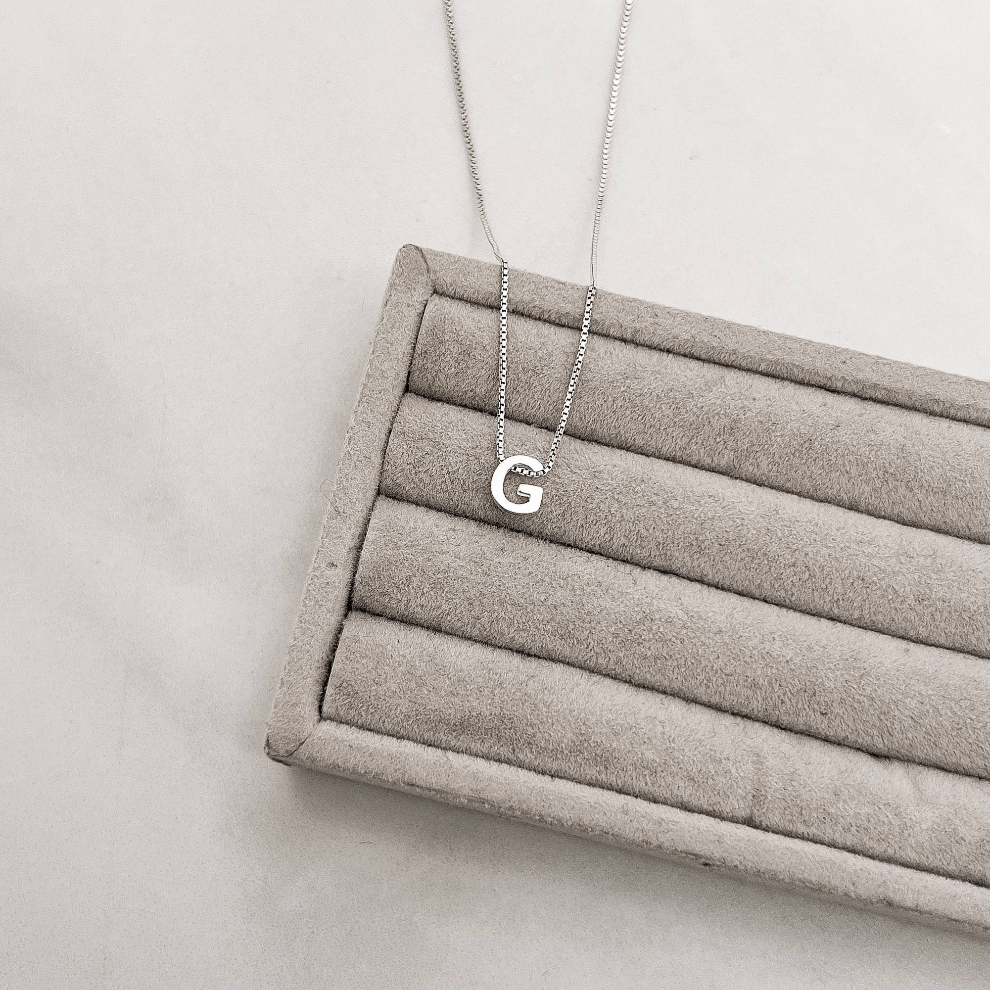 Imagem Colar letra G 6mm 45cm