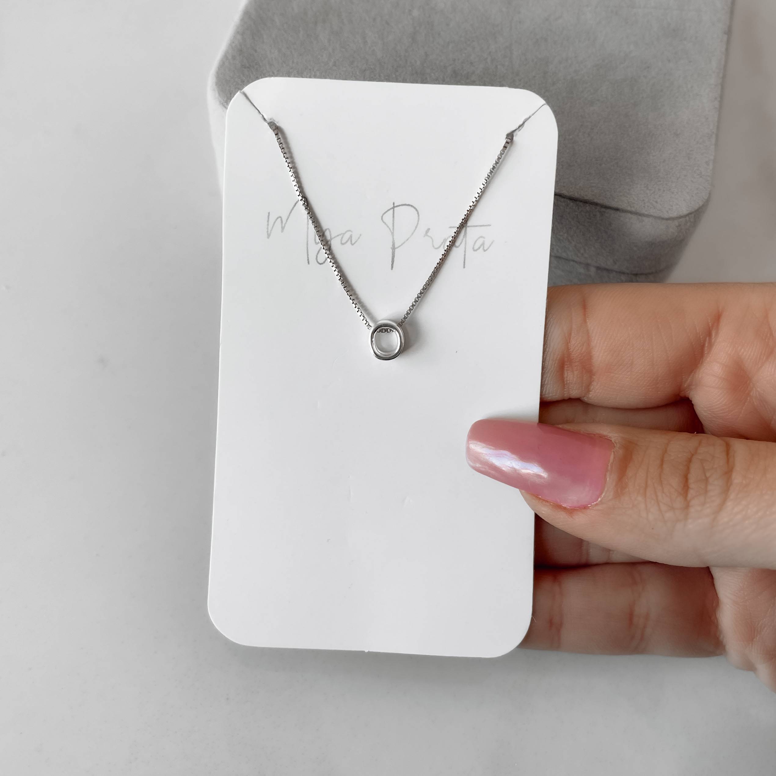 Imagem Secundária Colar letra O 6mm 45cm