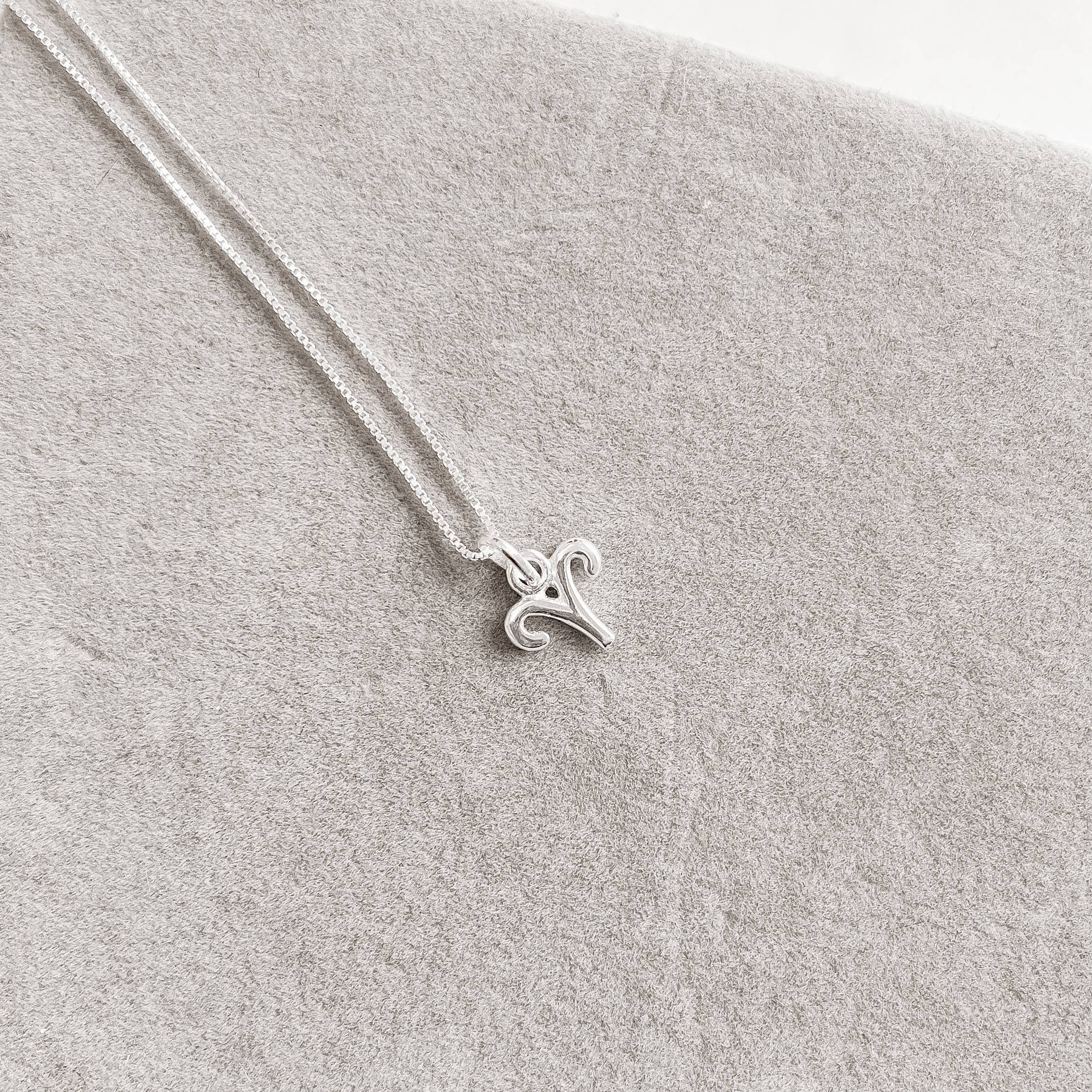 Imagem Colar pingente signo Áries 10mm 45cm