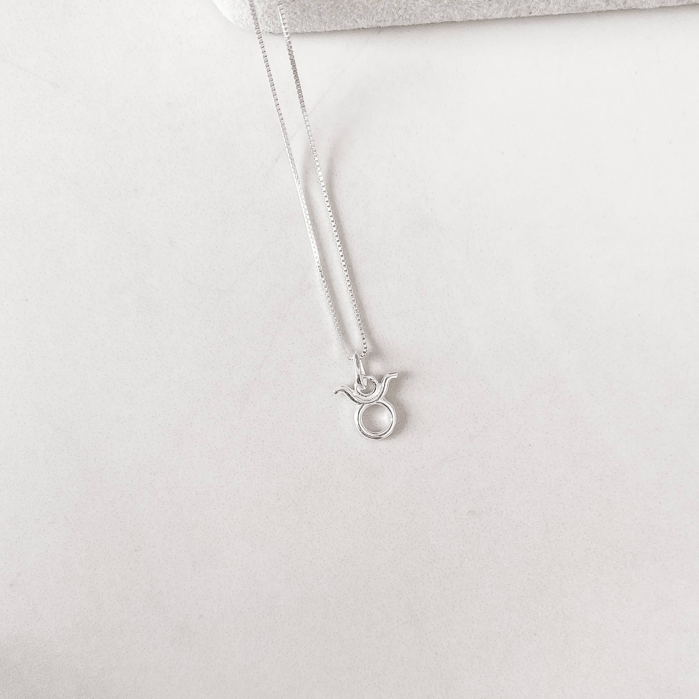 Imagem Secundária Colar pingente signo Touro 10mm 45cm