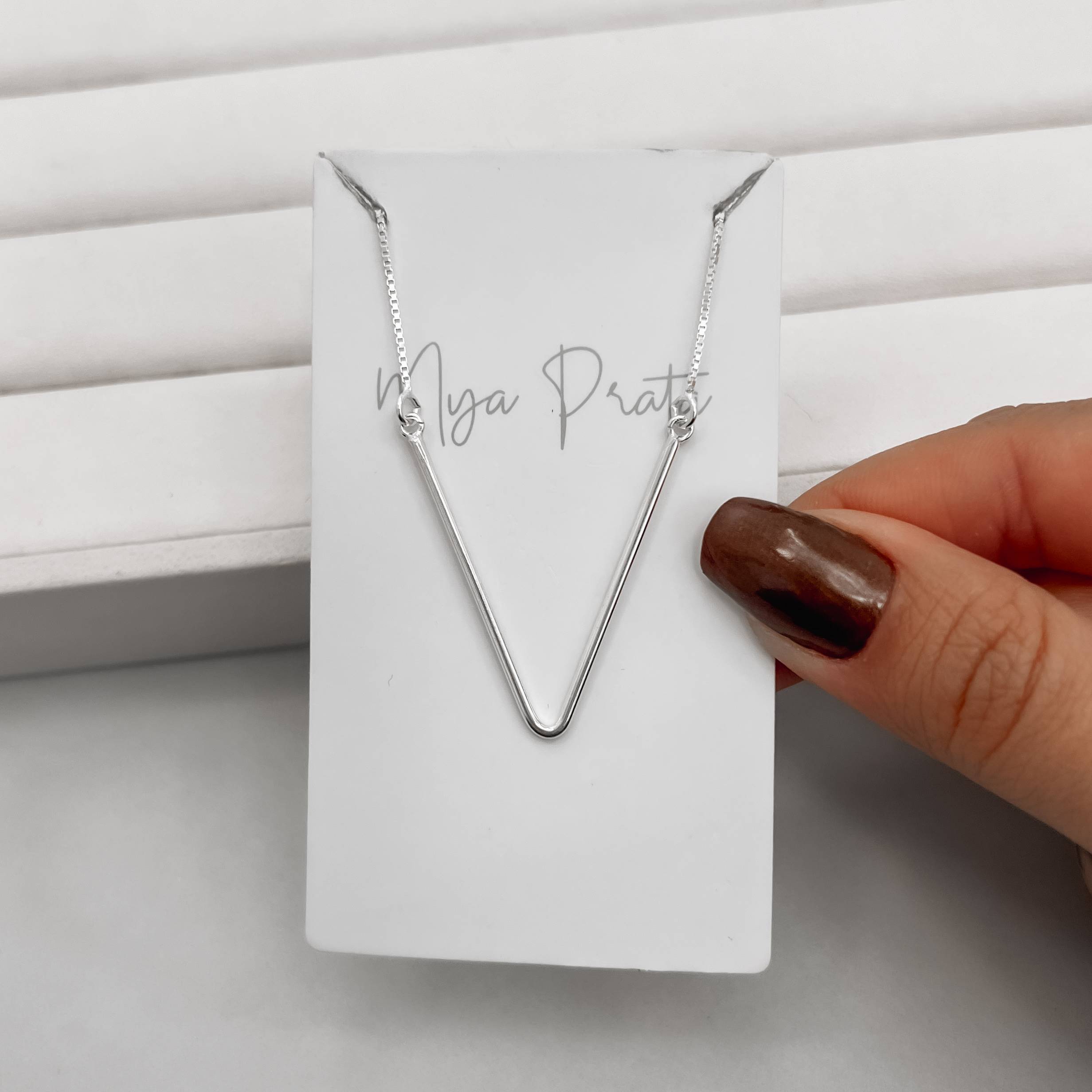 Imagem Colar V 32mm v15 45cm