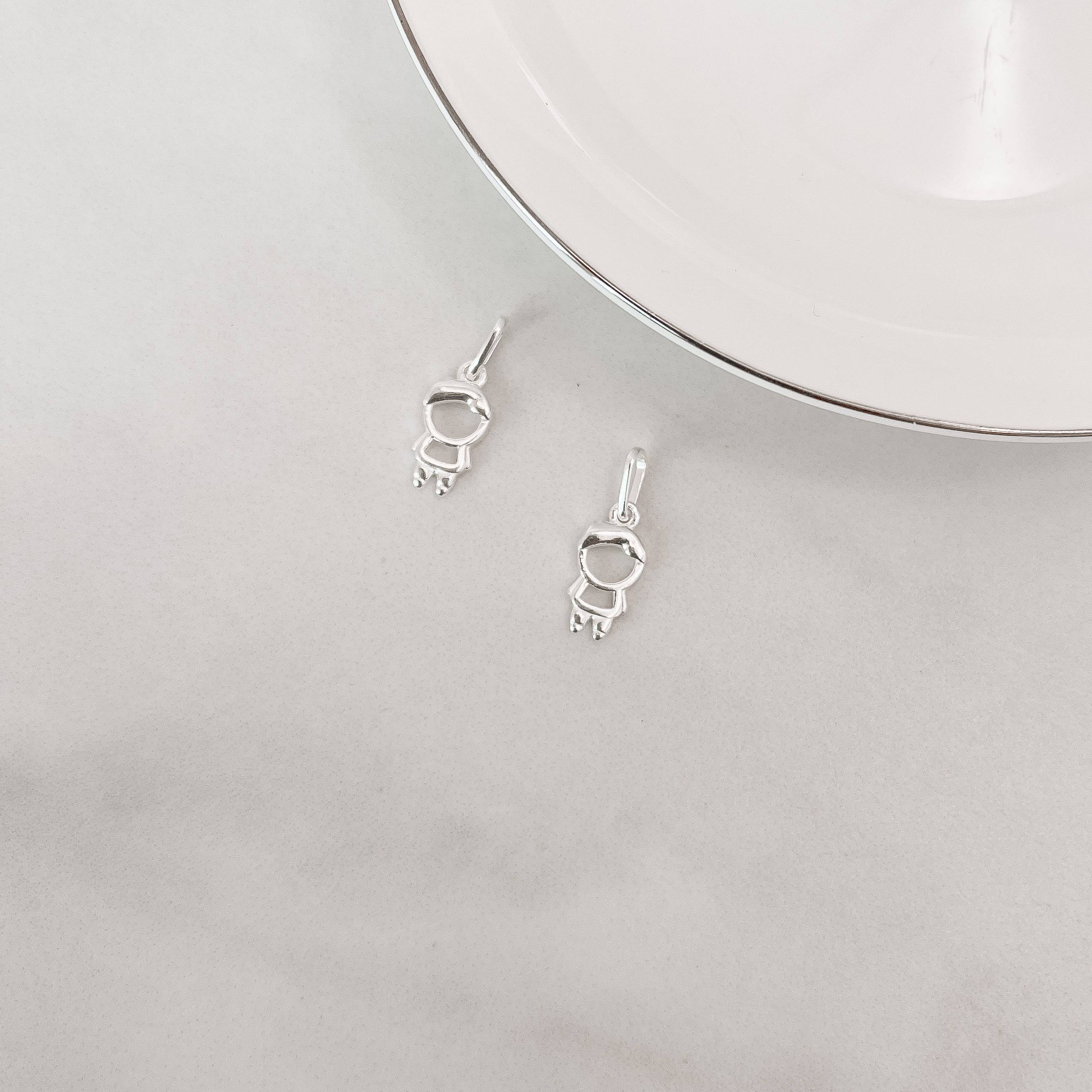 Pingente menino 12mm