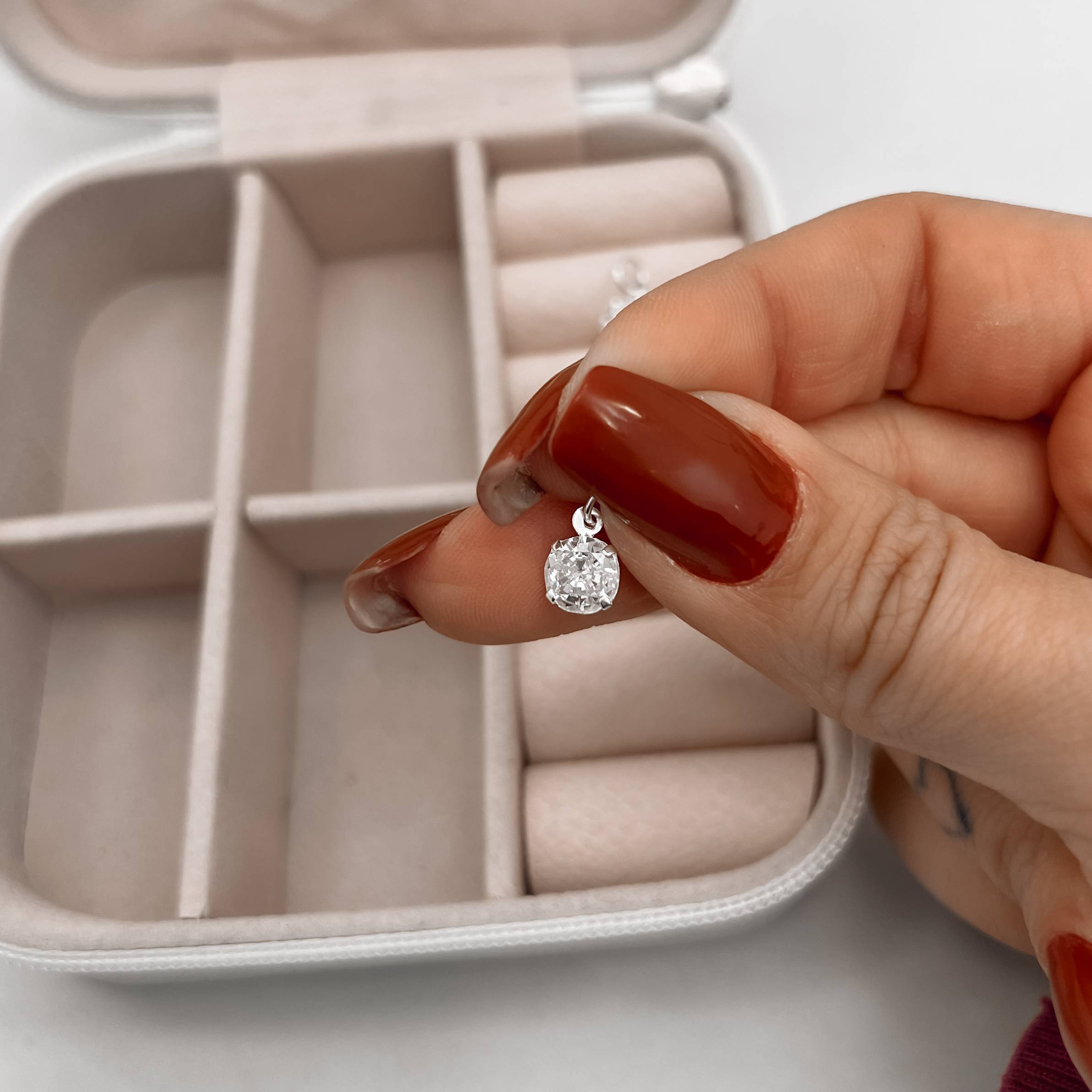 Pingente zircônia 6mm