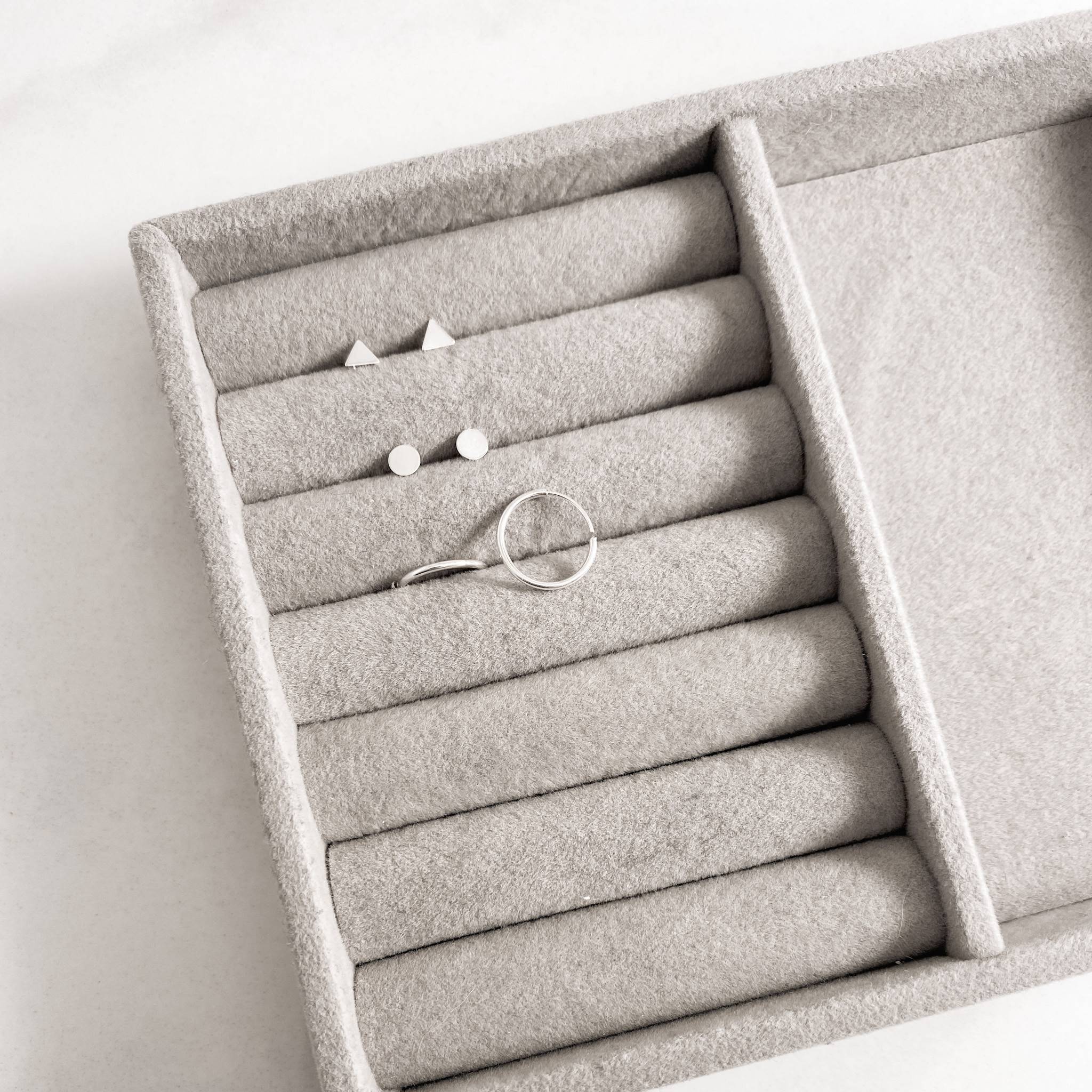 Trio triângulo, círculo e argola