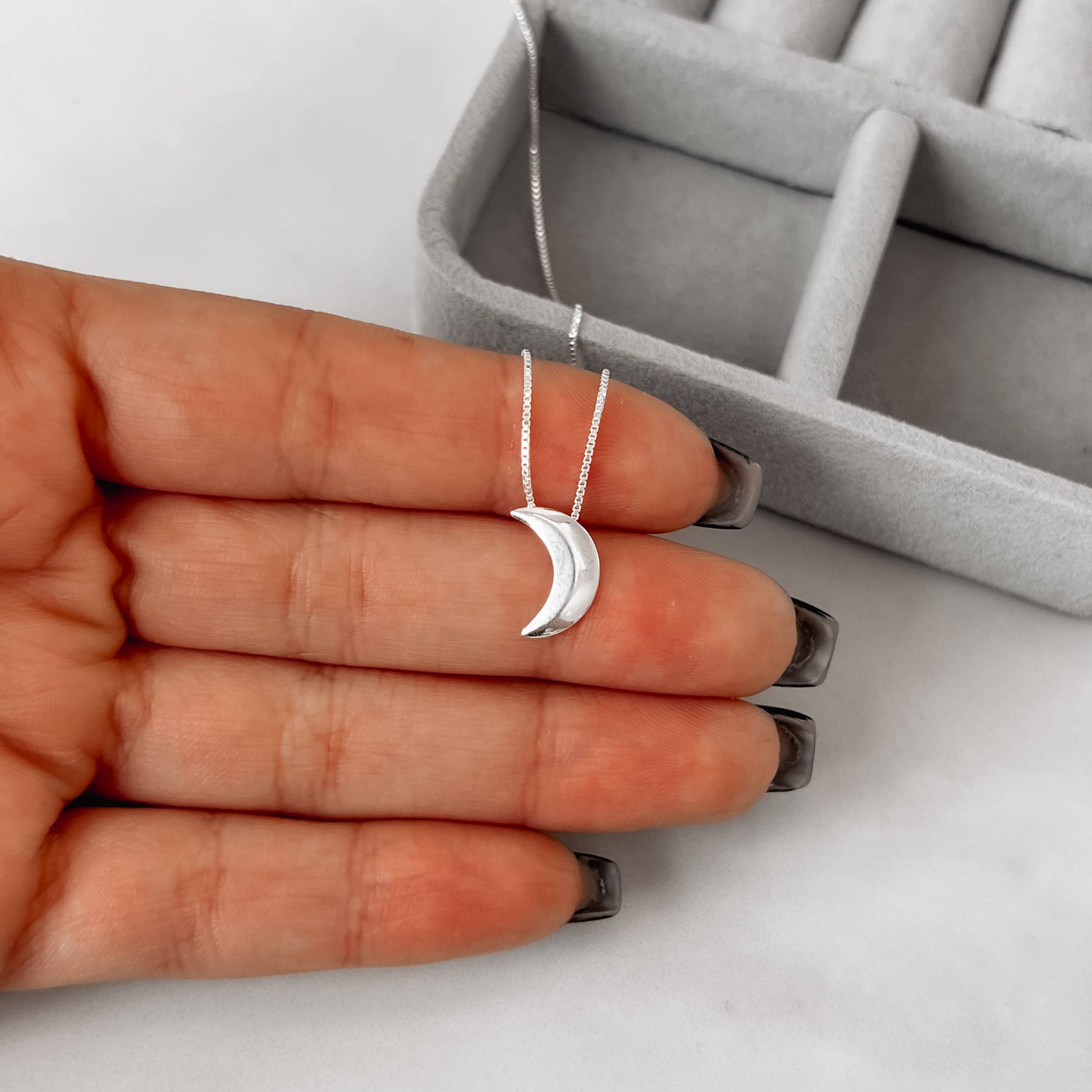 Imagem Secundária Colar lua 12mm 45cm