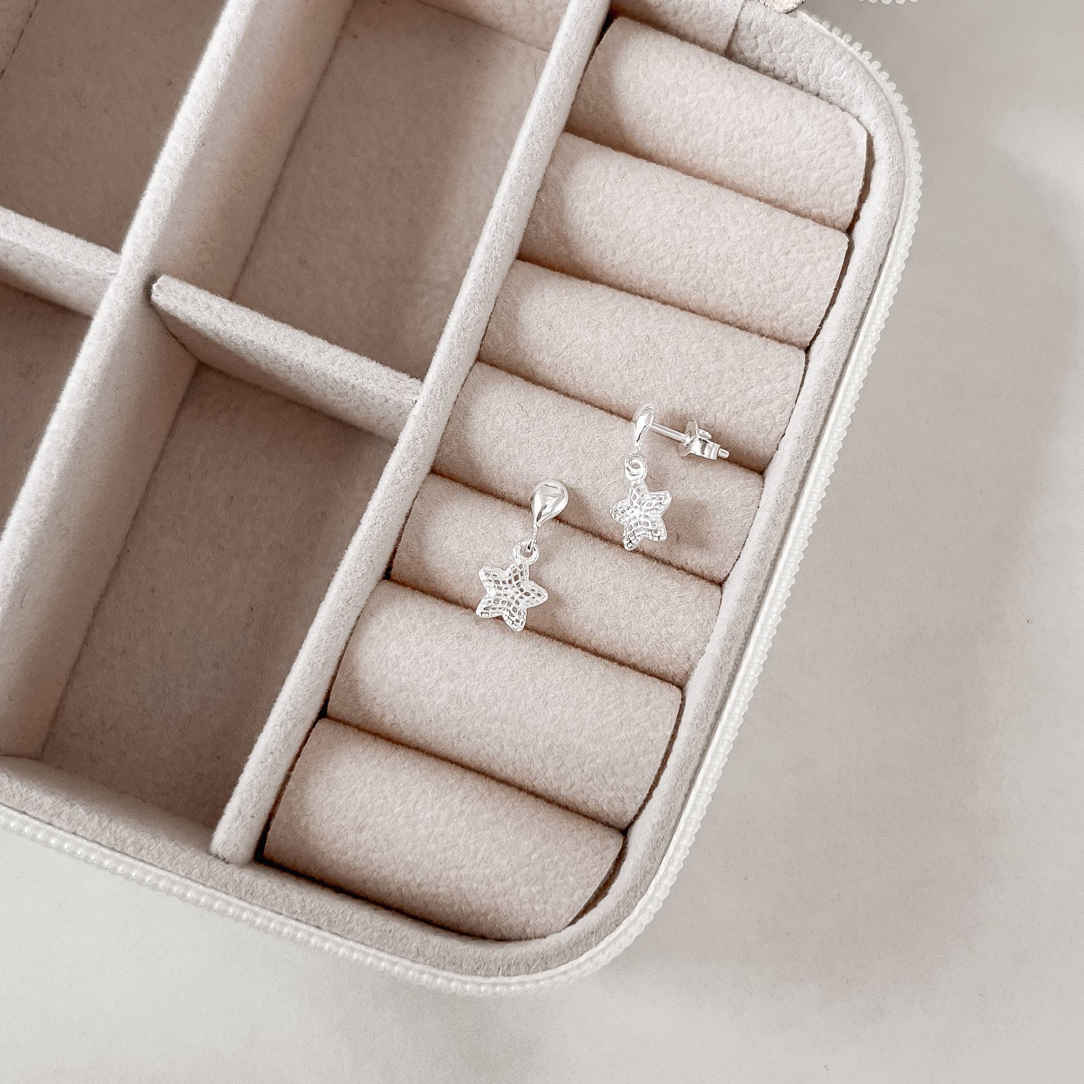 Imagem Secundária Brinco base gota pingente estrela 3D