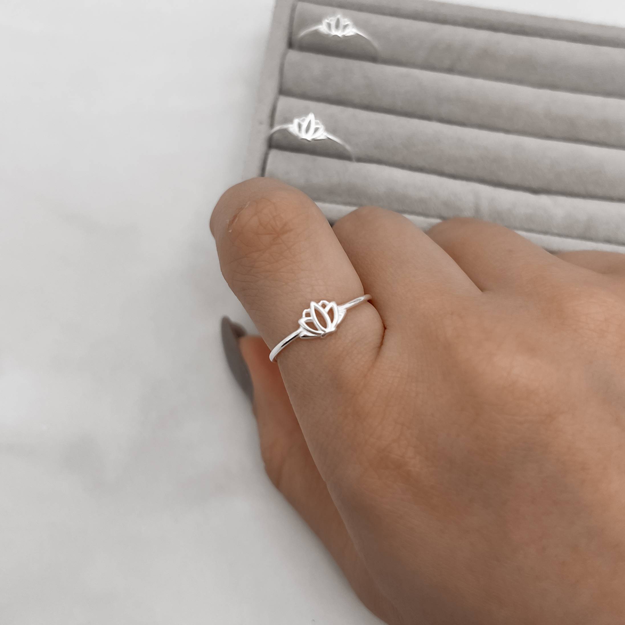 Imagem Anel flor de lótus