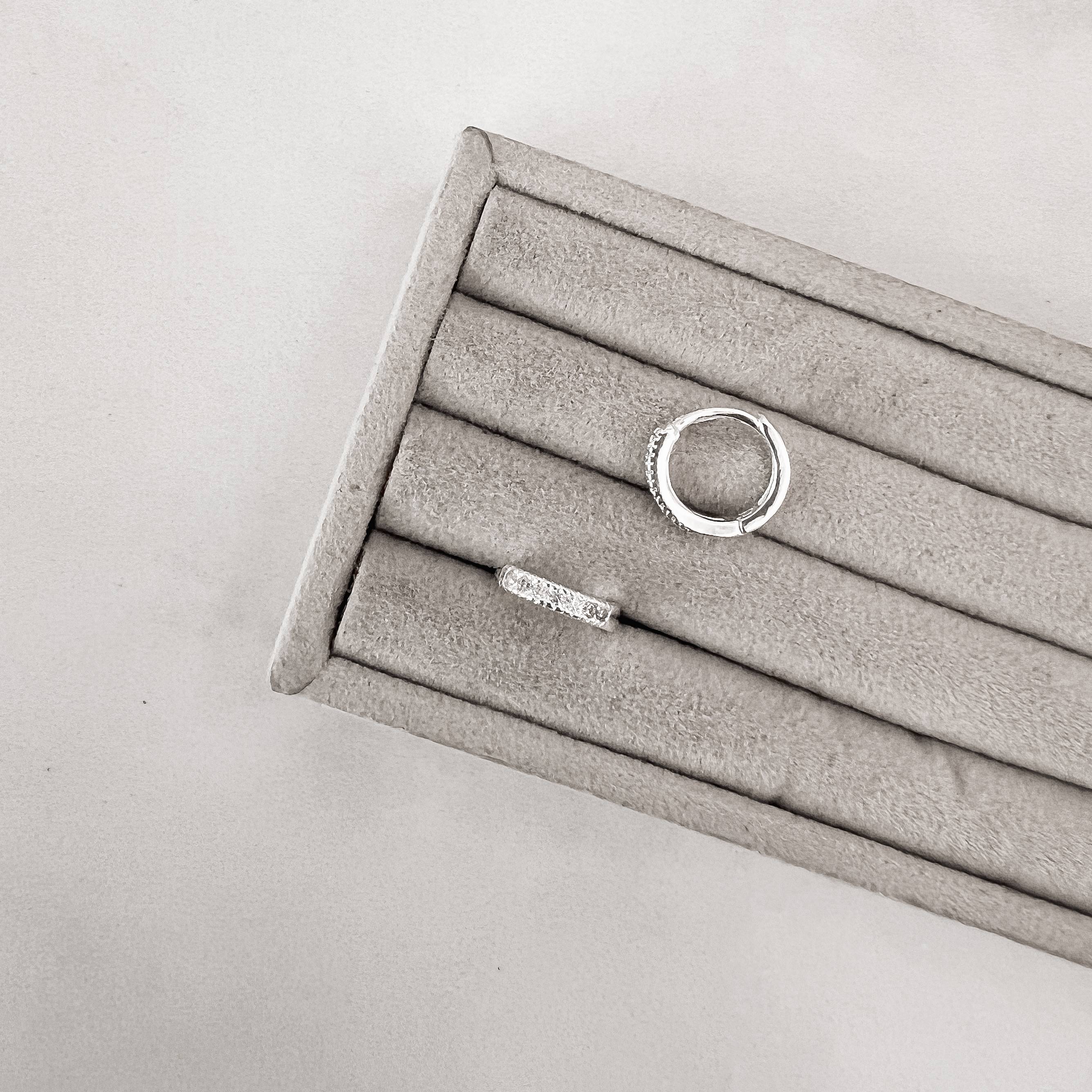 Imagem Argola redonda click 12mm cravejada