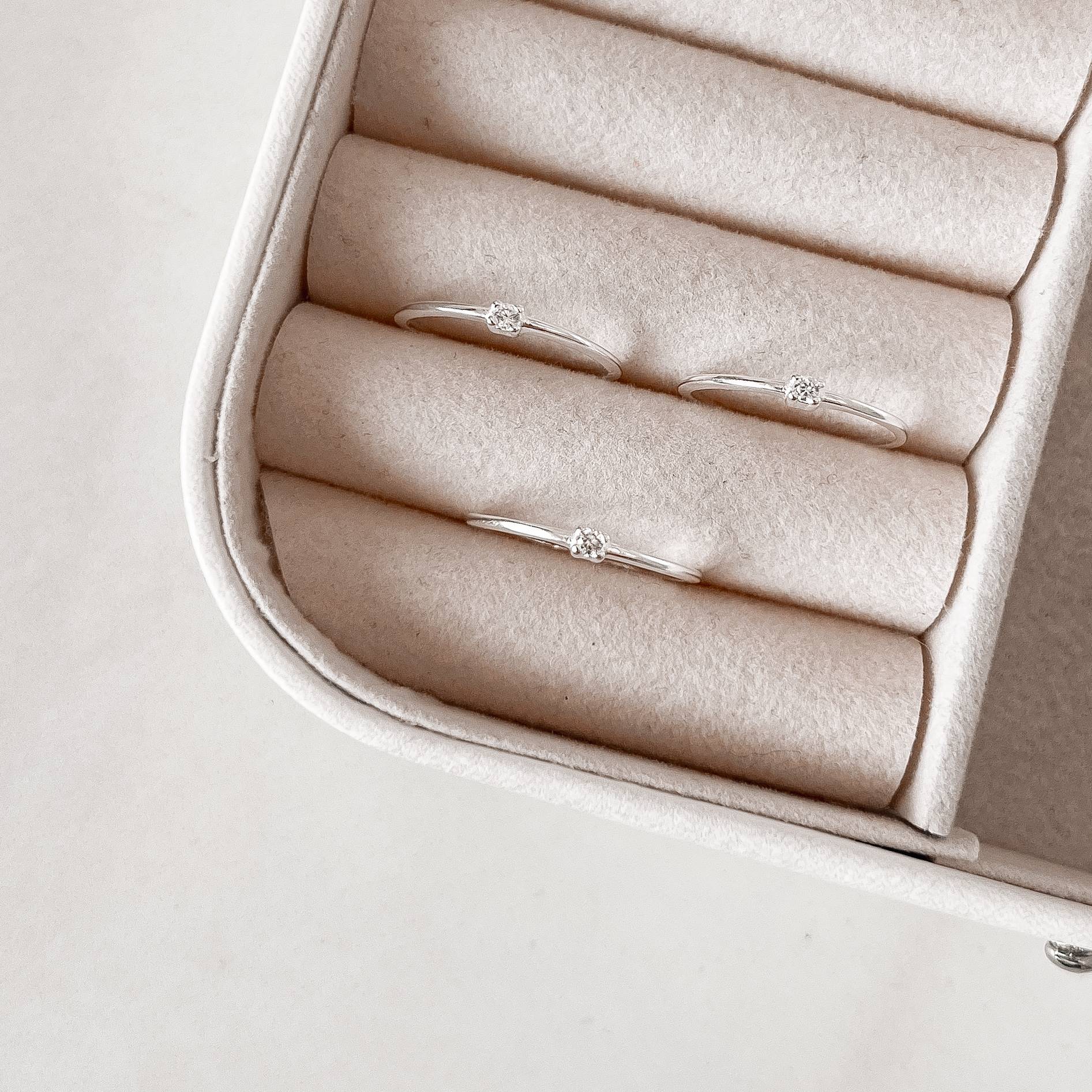 Imagem Secundária Anel solitário zircônia 2.5mm