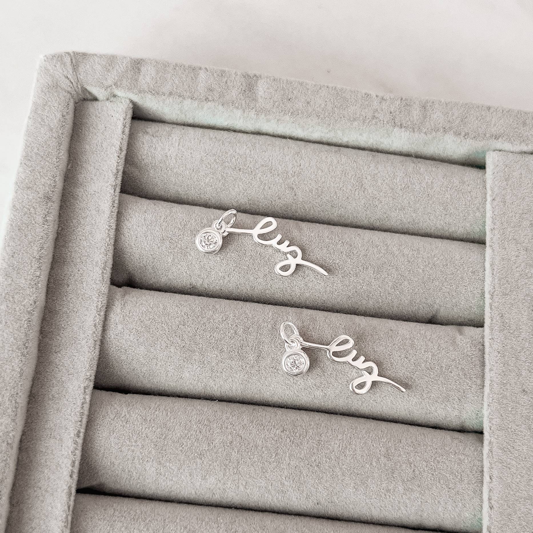 Pingente luz e zircônia