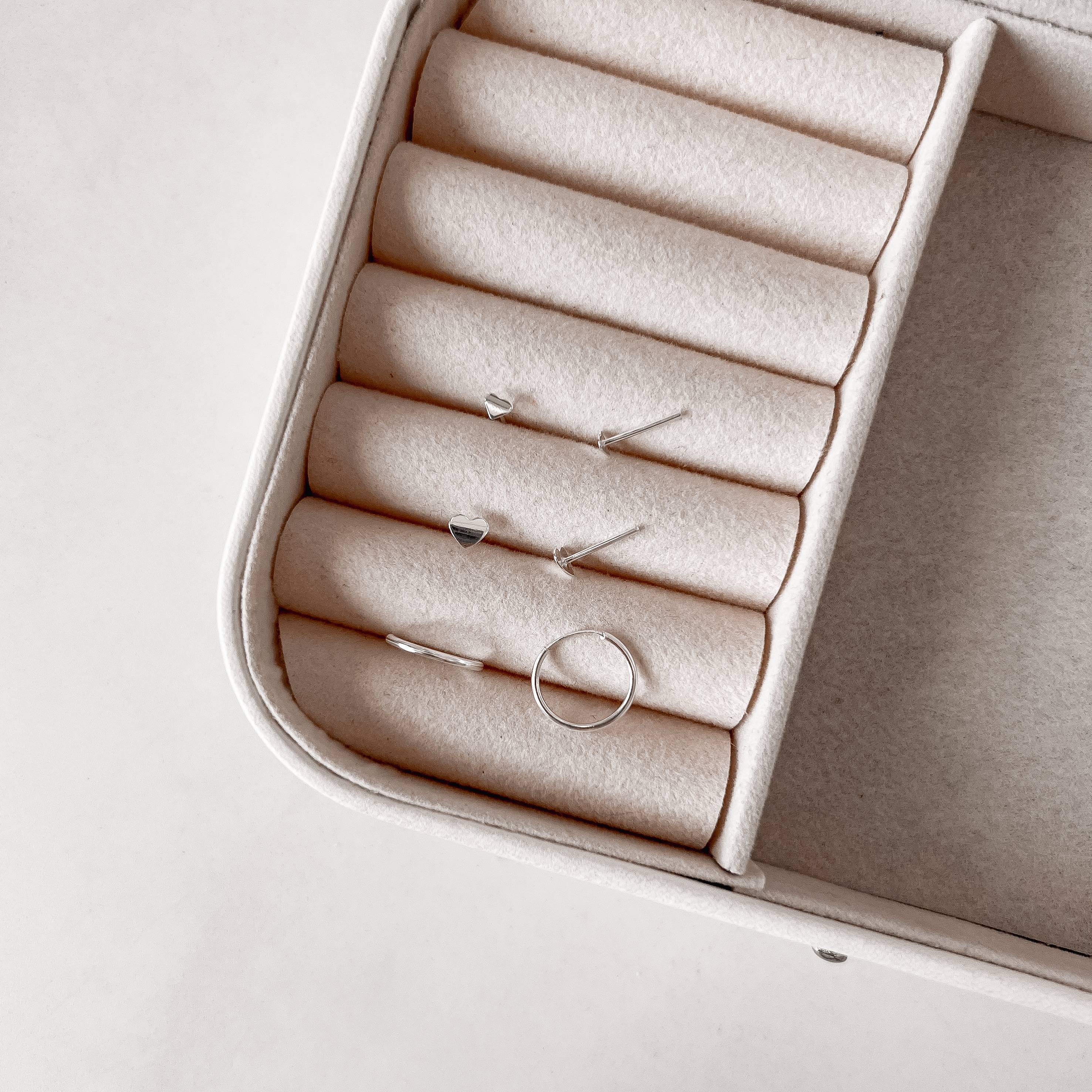 Trio corações com argola