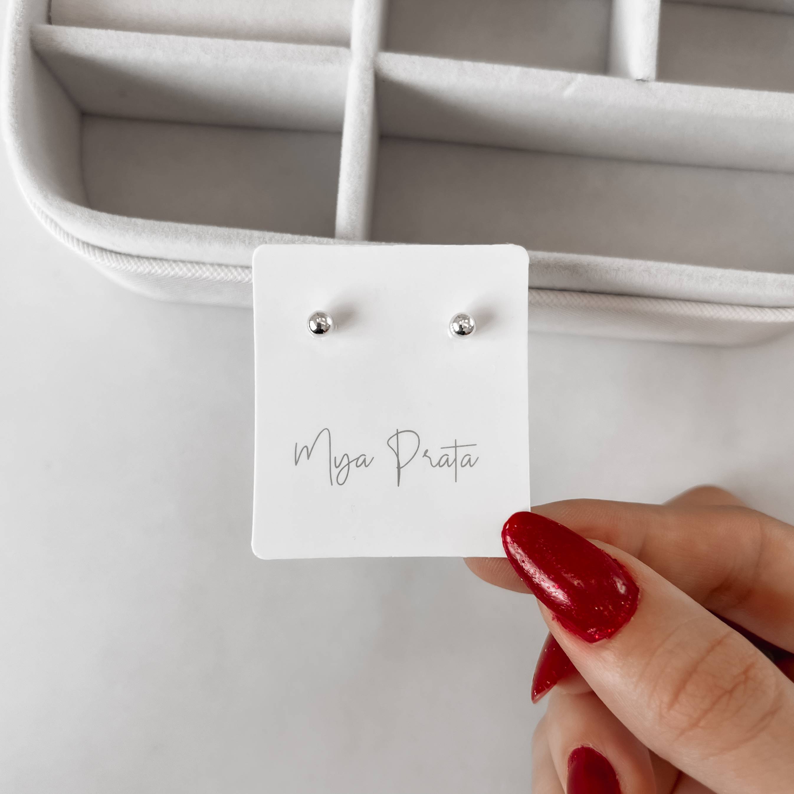 Imagem Secundária Brinco bola 4mm