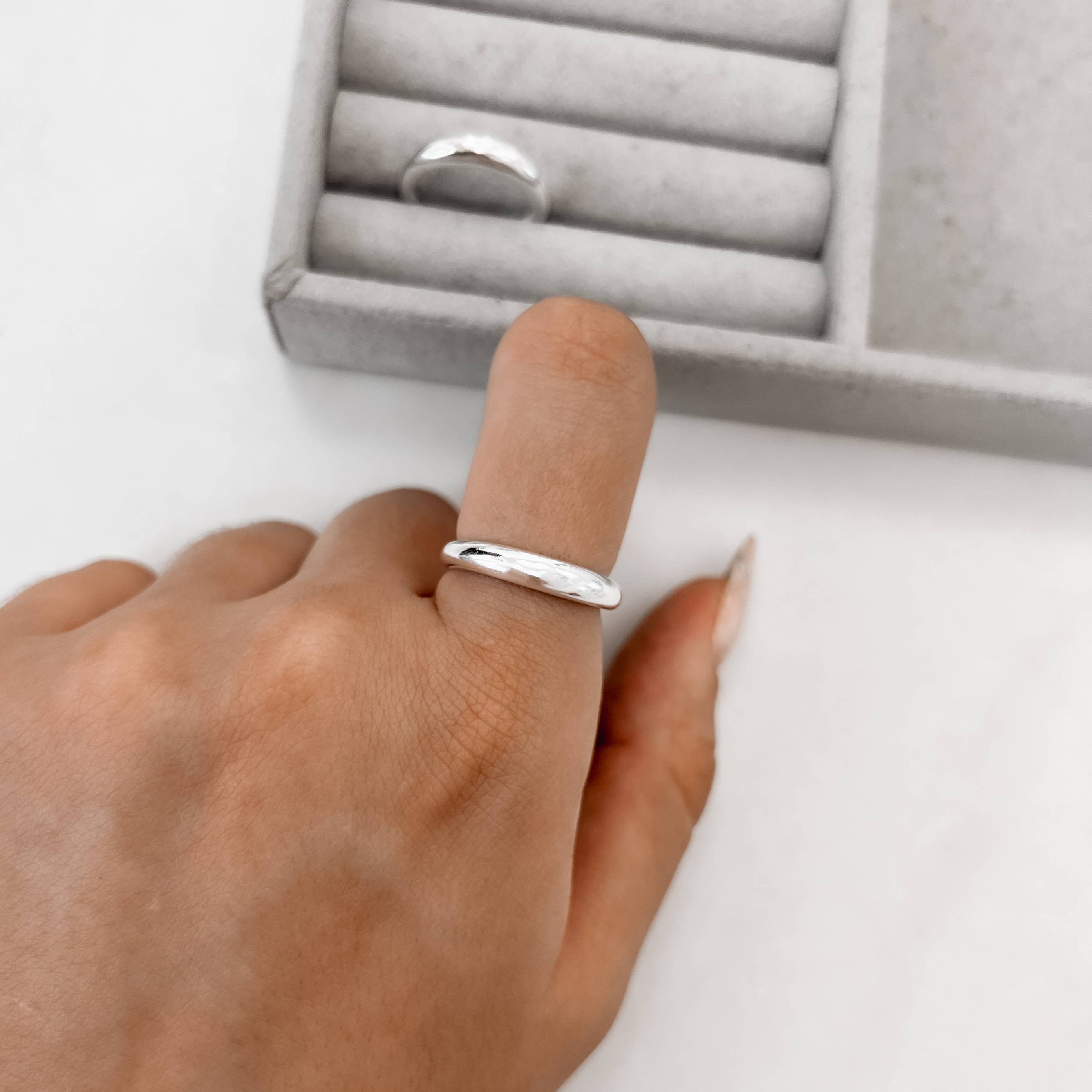 Imagem Secundária Anel largo liso