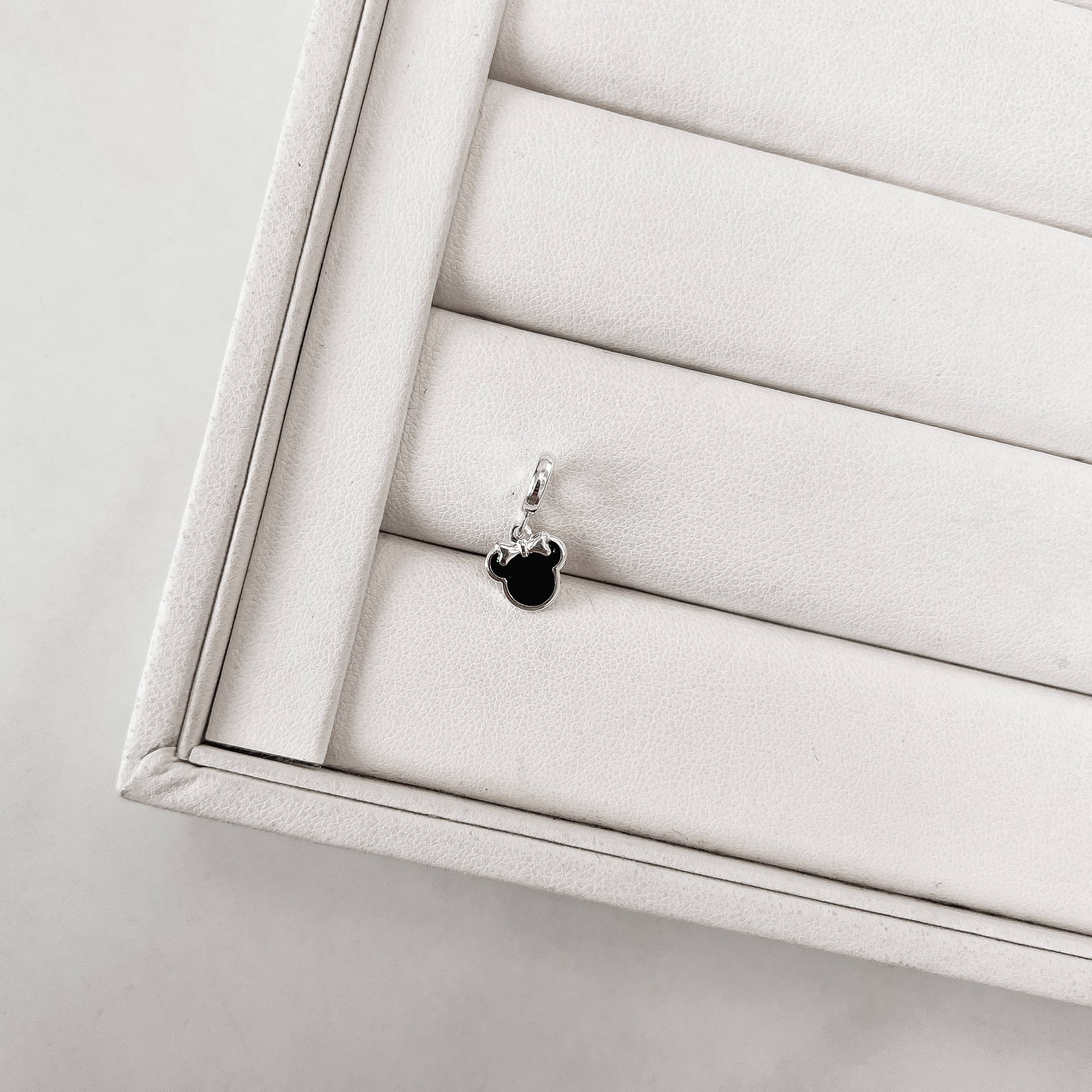 Berloque pingente Minnie resina 10mm