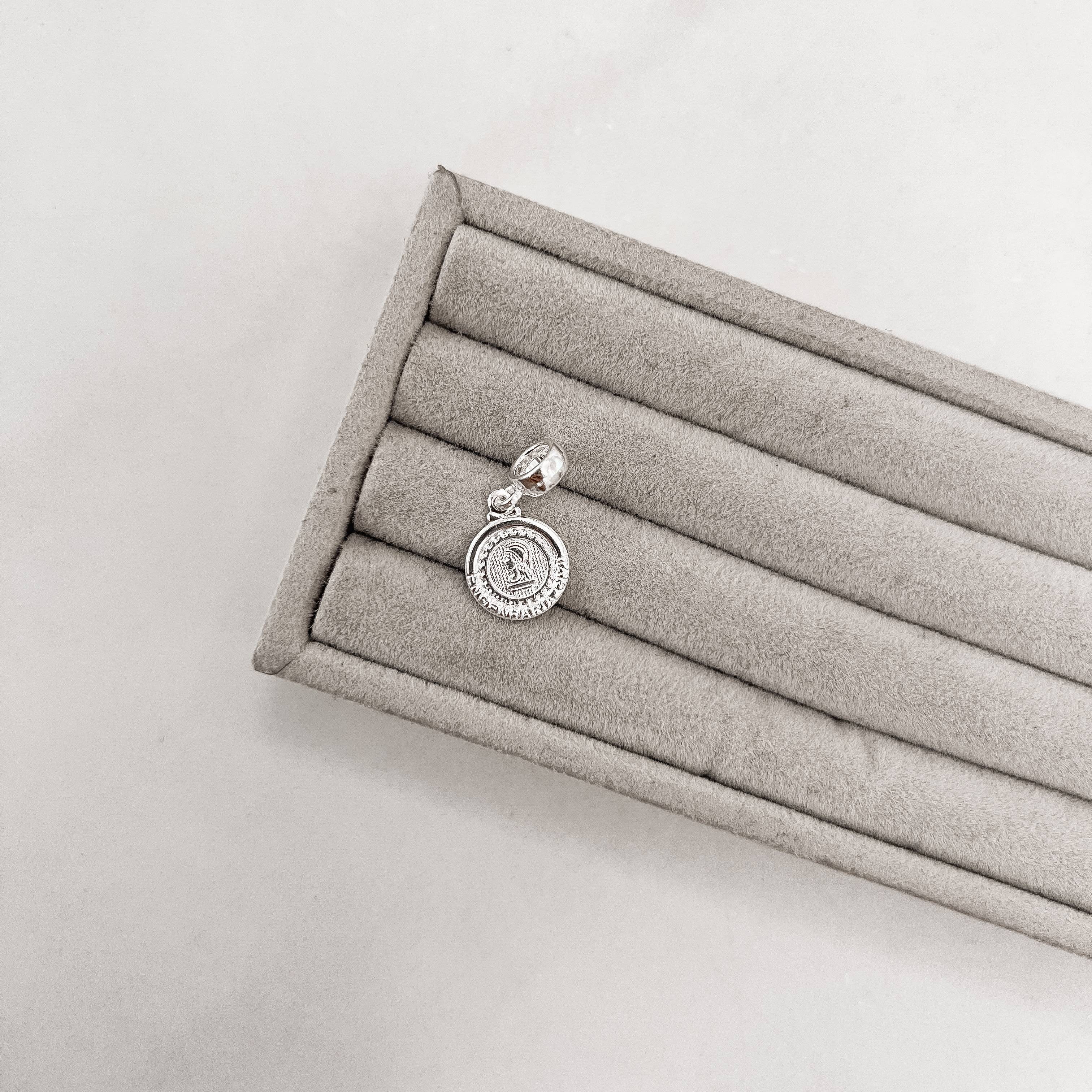 Berloque pingente medalha Engenharia Civil 14mm