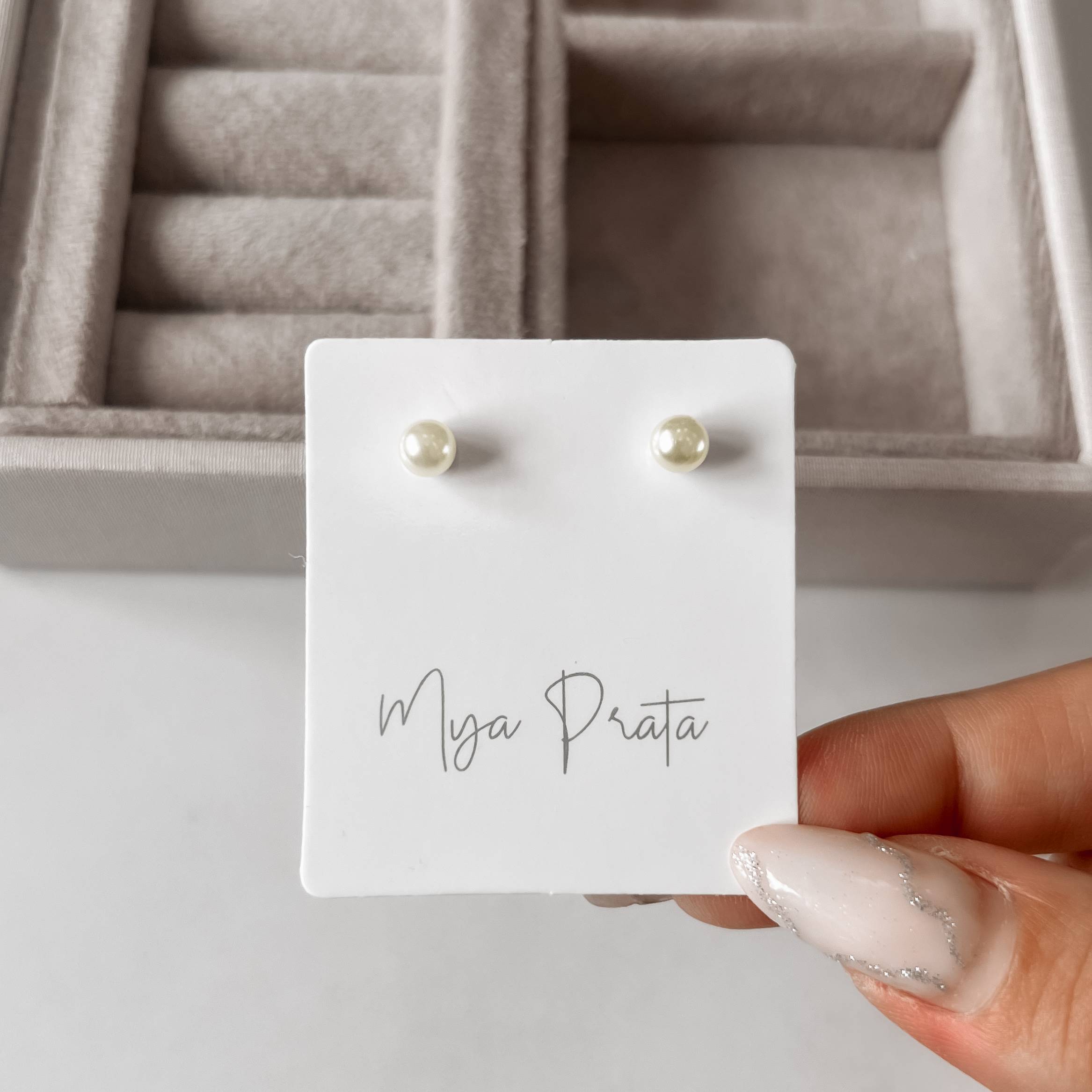 Imagem Secundária Brinco pérola 5mm