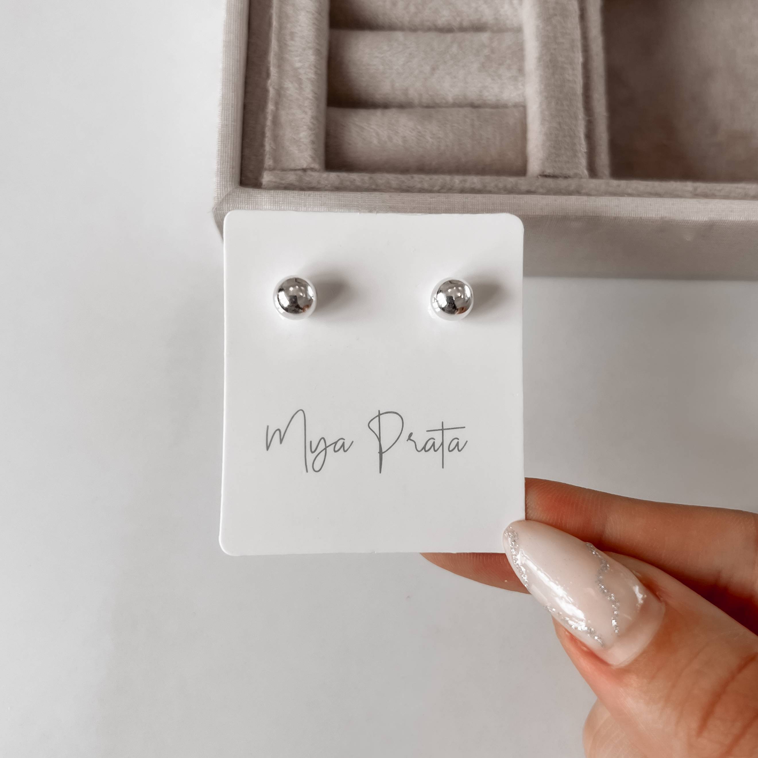 Imagem Secundária Brinco bola 6mm