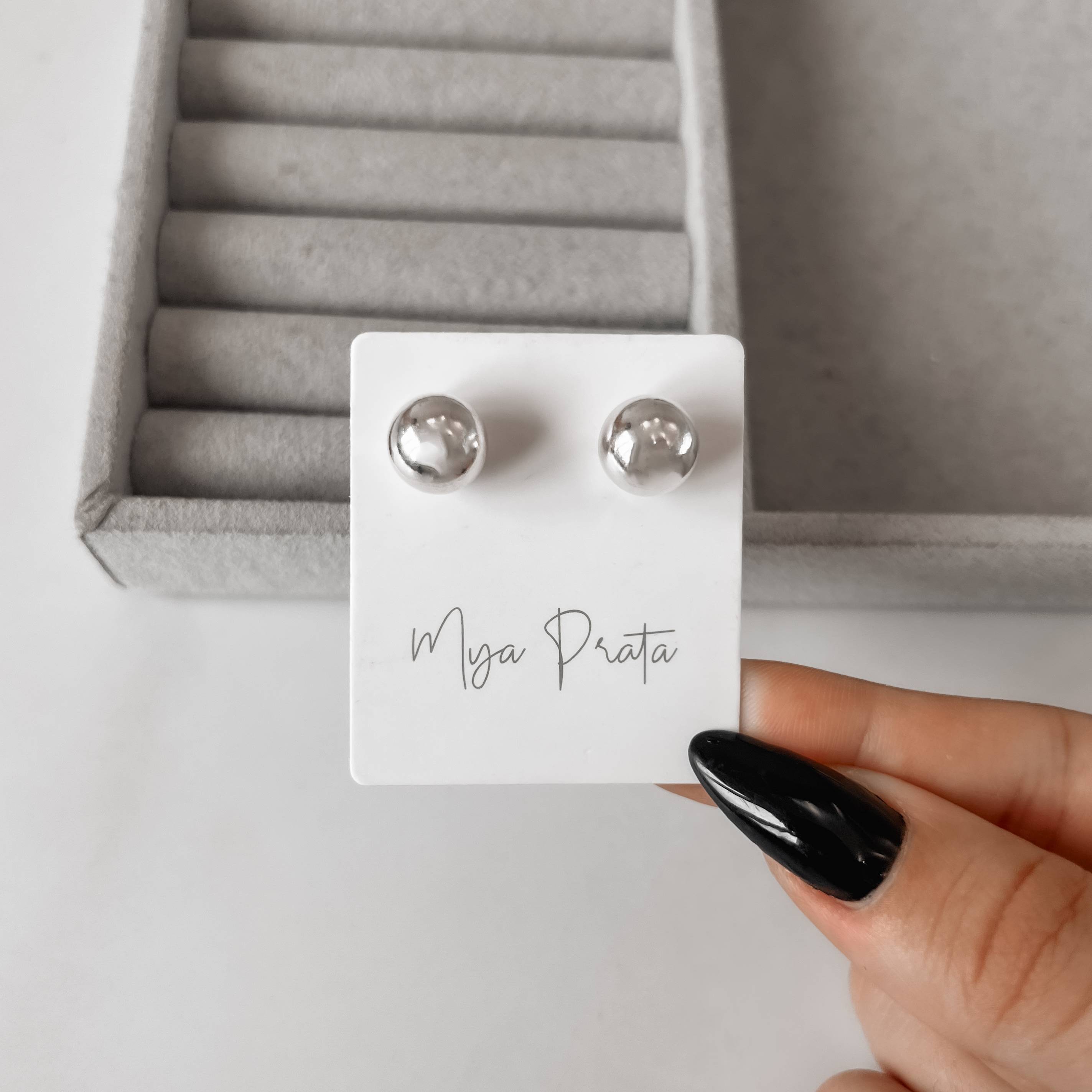 Imagem Secundária Brinco bola 10mm