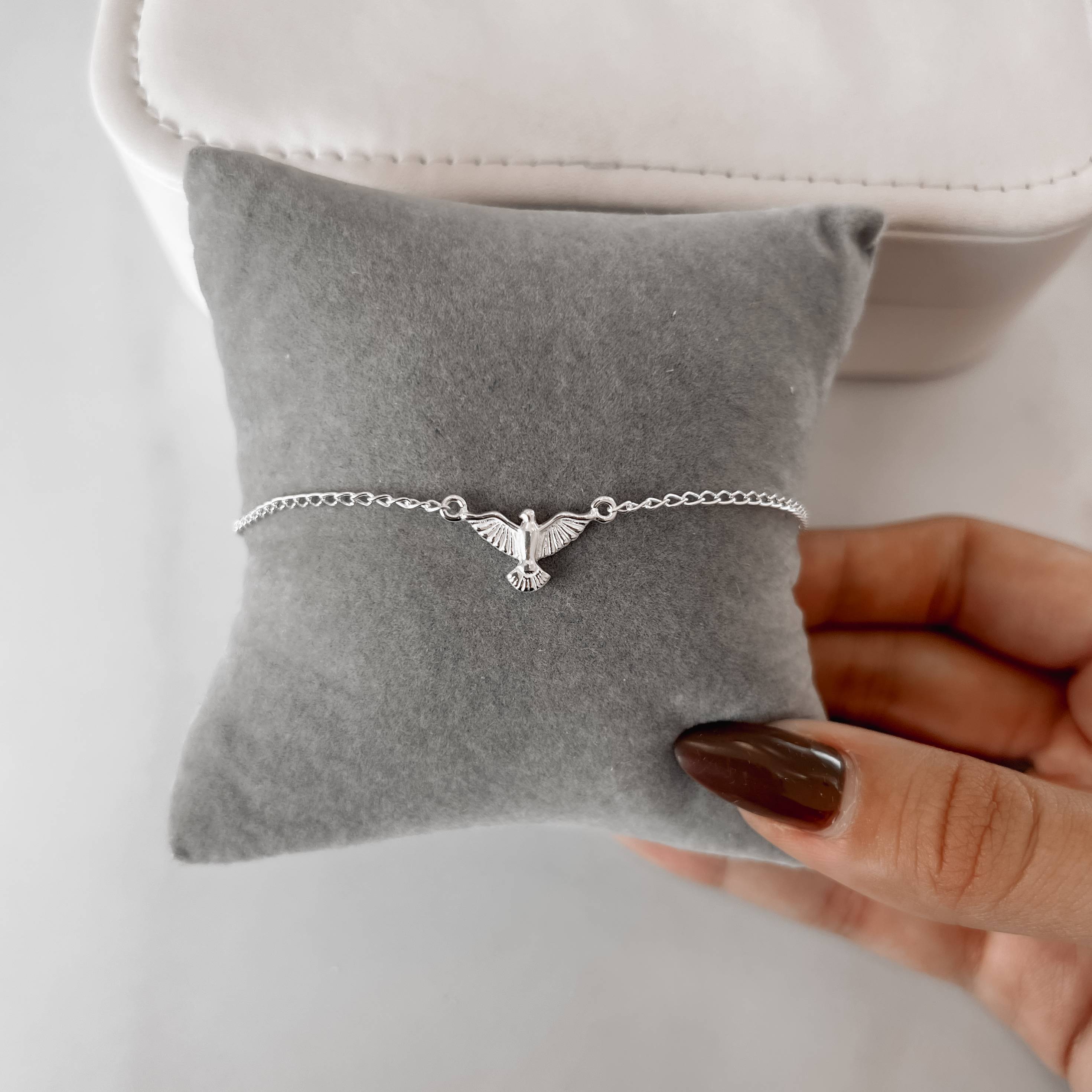 Pulseira entremeio Espírito Santo 14mm corrente grumet