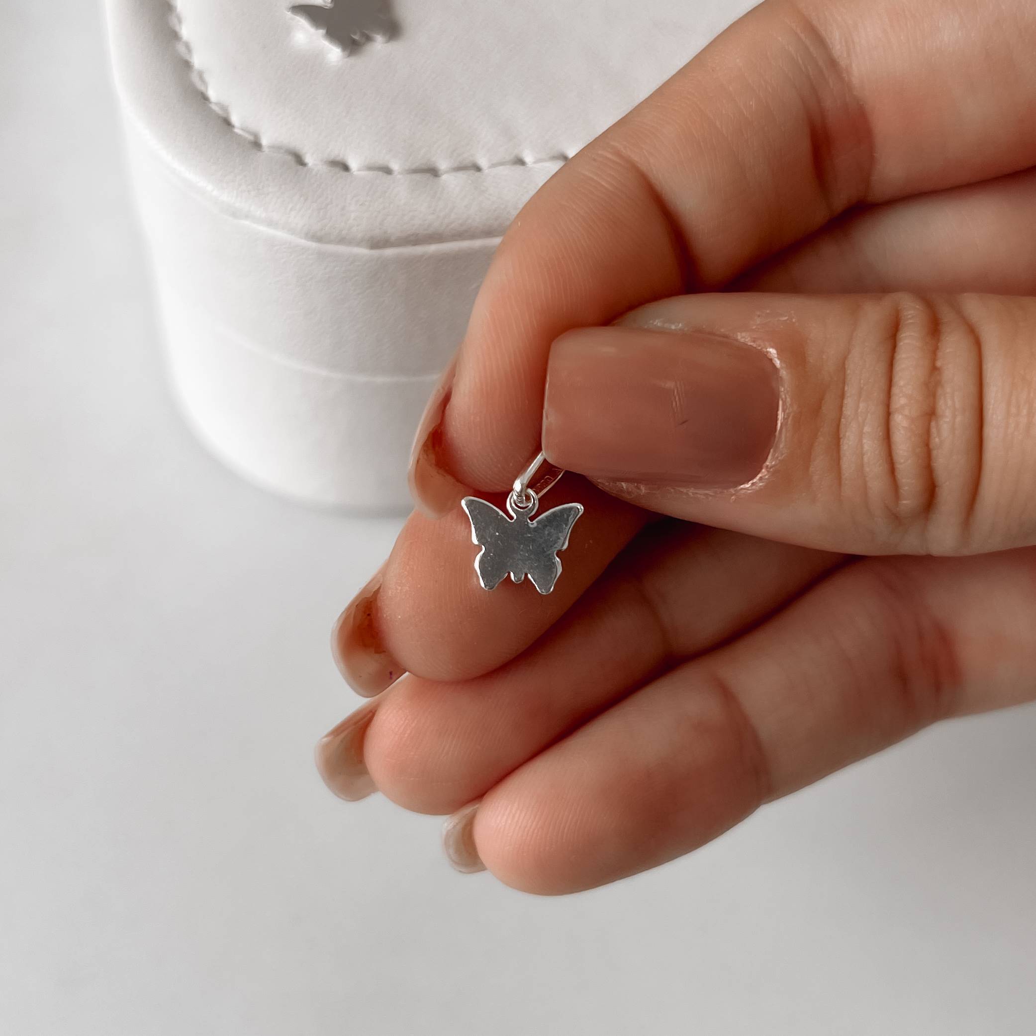 Pingente borboleta 9mm