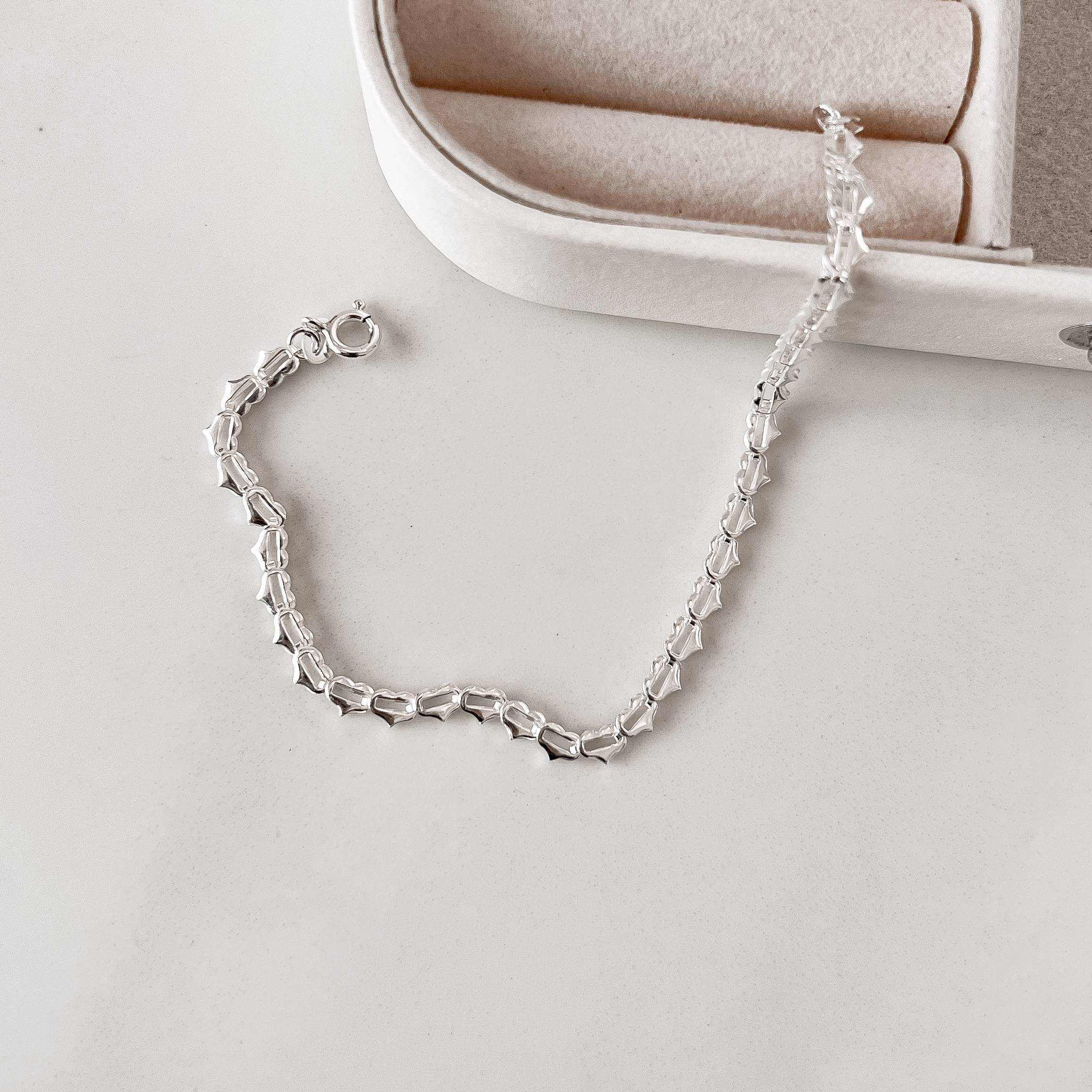 Imagem Secundária Pulseira corações 5mm