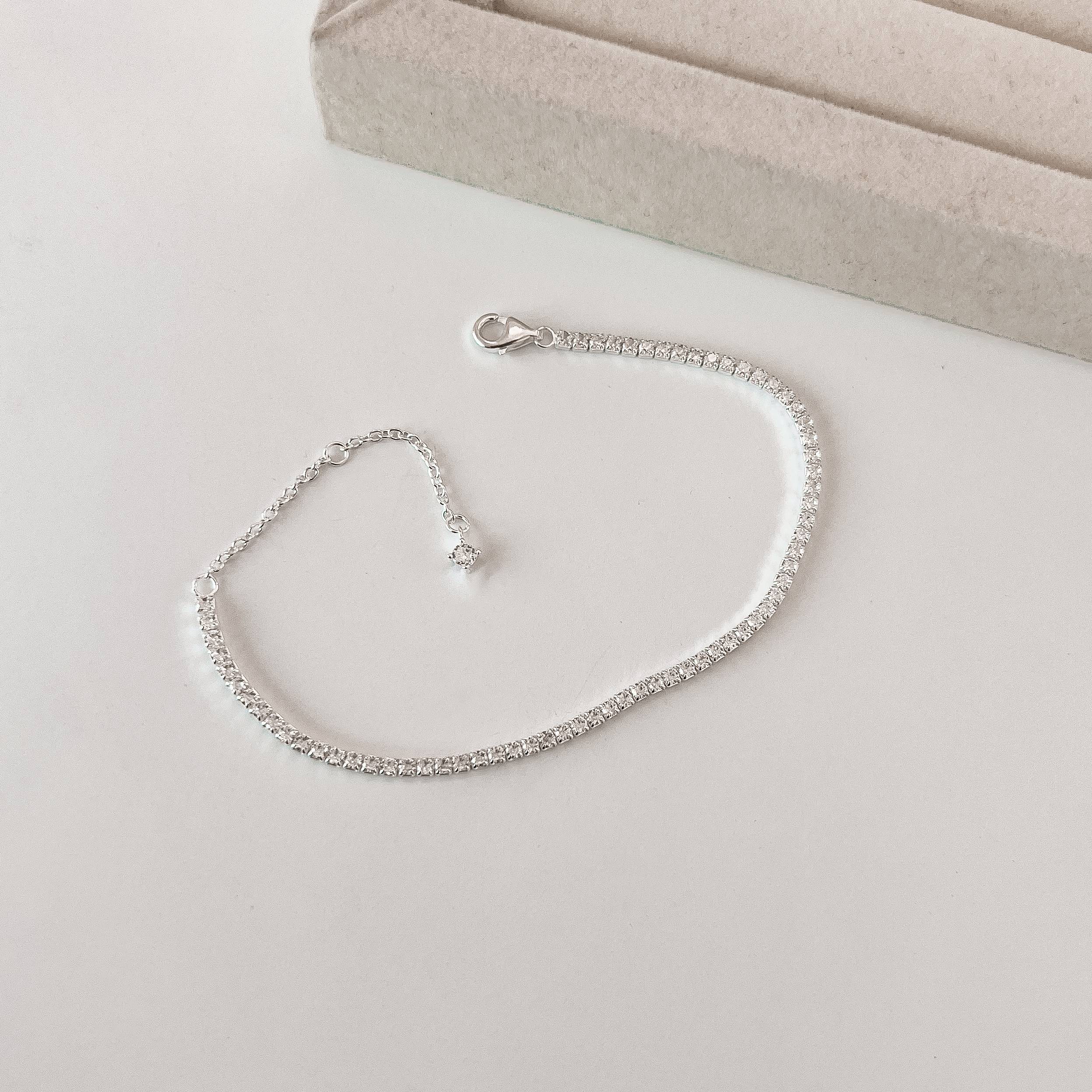 Imagem Pulseira Riviera cristal 2.1 16cm com alongadora