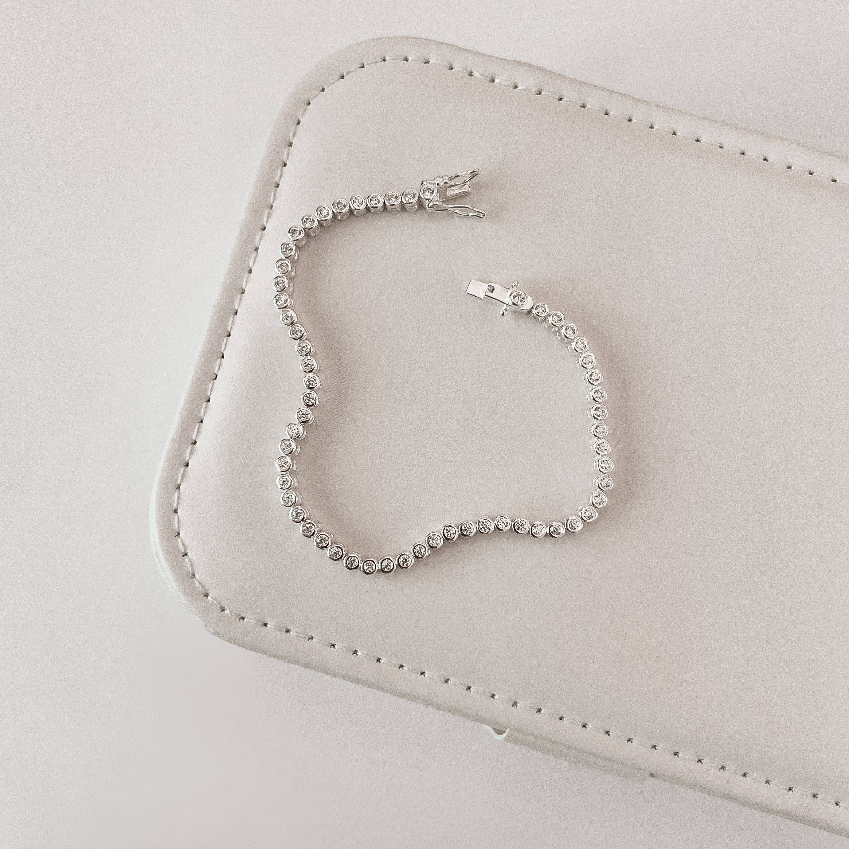 Imagem Secundária Pulseira riviera 2.8mm fecho gaveta 17cm