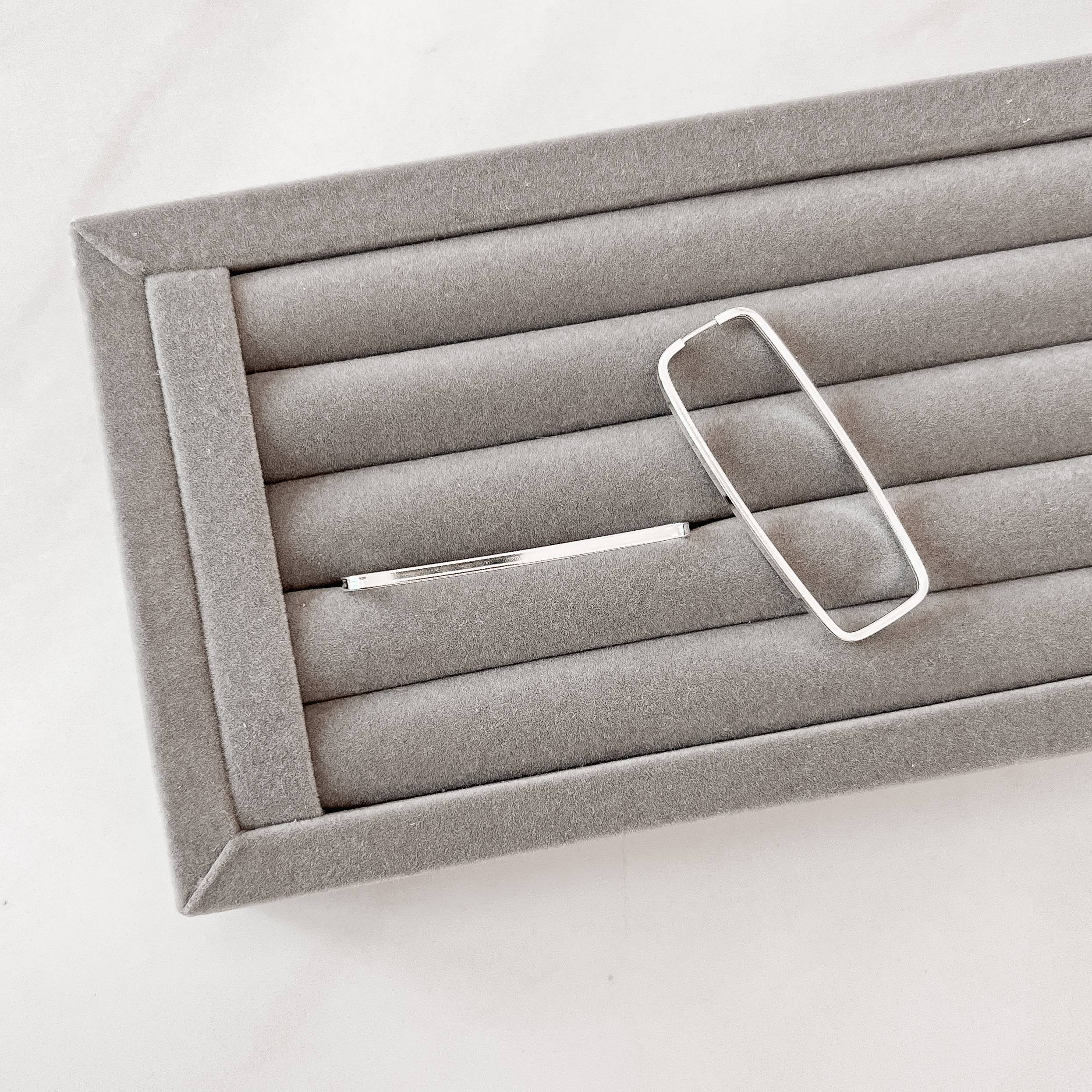 Argola retangular 56mm