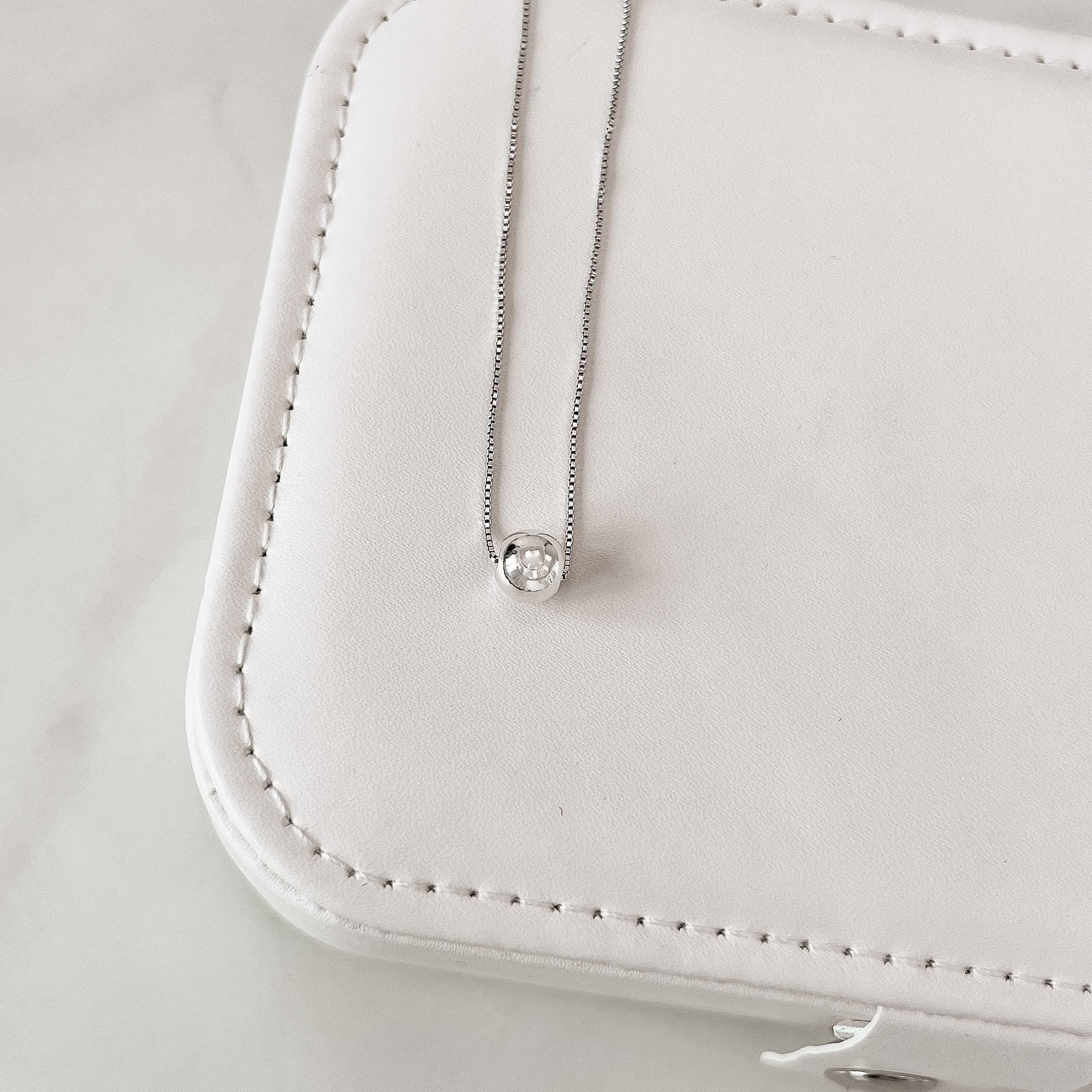 Imagem Colar bola 7mm 45cm