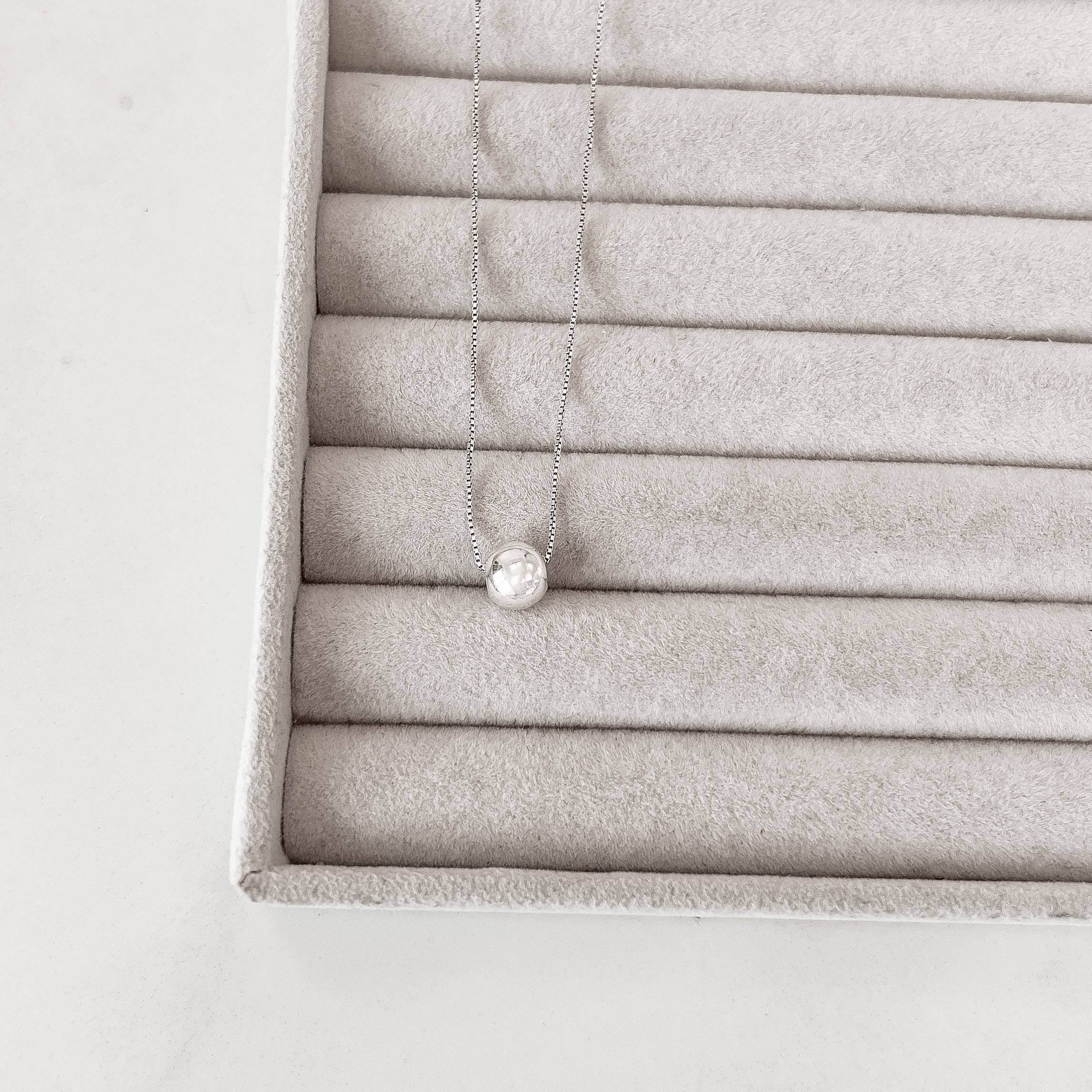 Imagem Secundária Colar bola 8mm 45cm