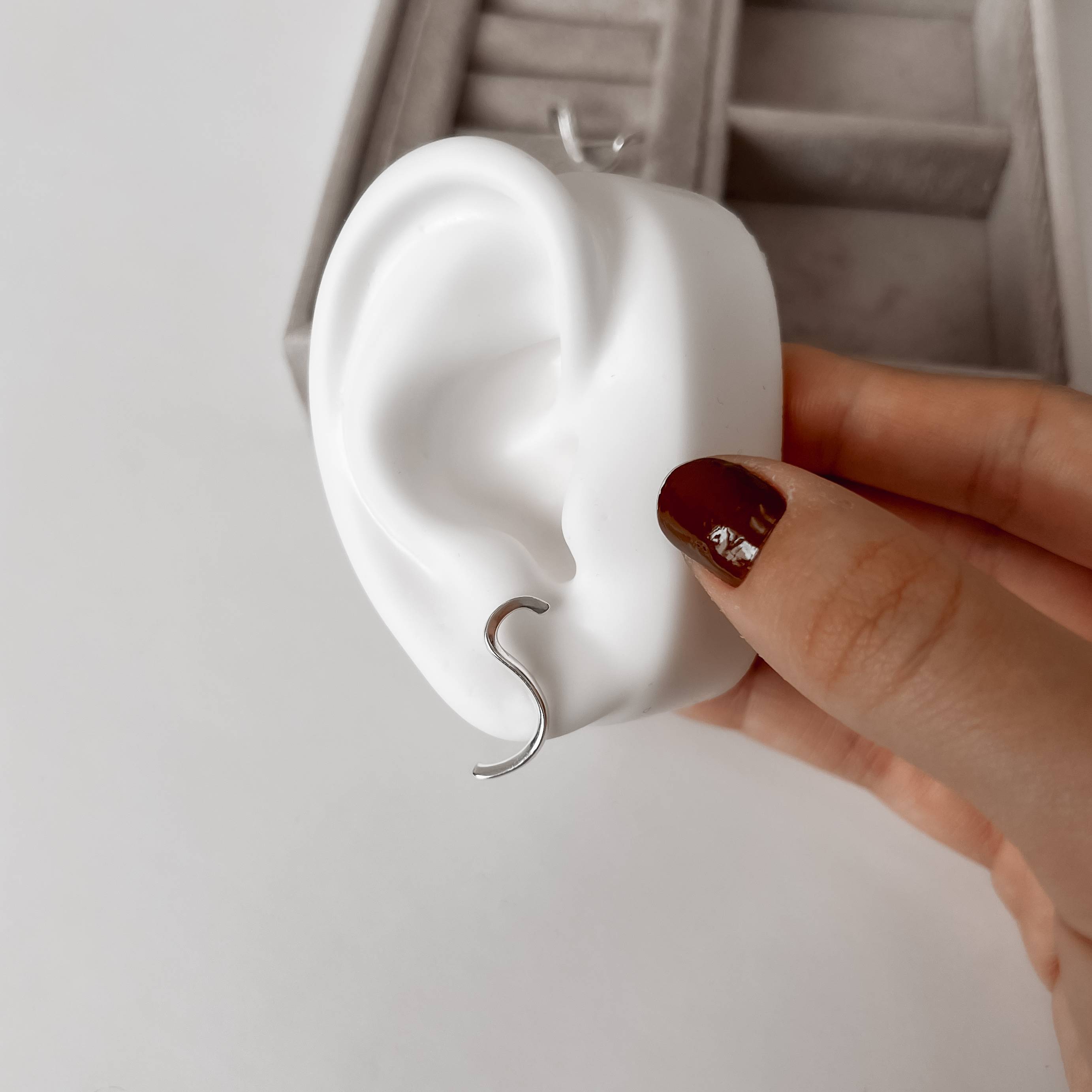 Imagem Secundária Brinco curva 22mm 