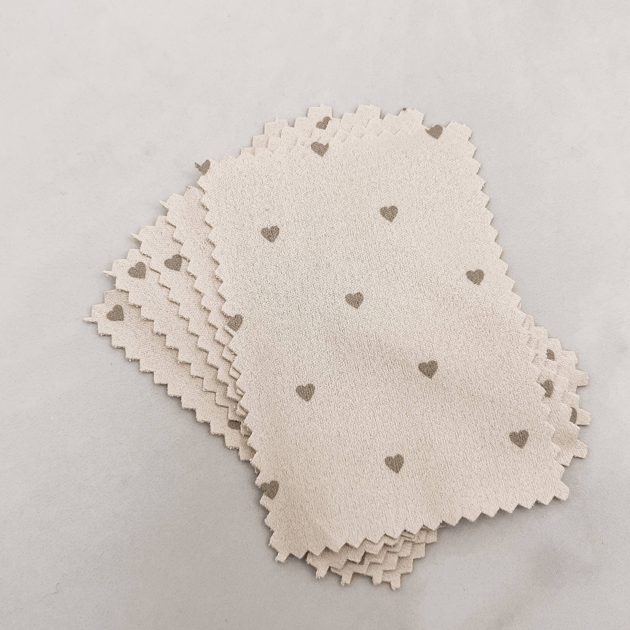 Flanelas limpa pratas 8,5x6cm c/5 und