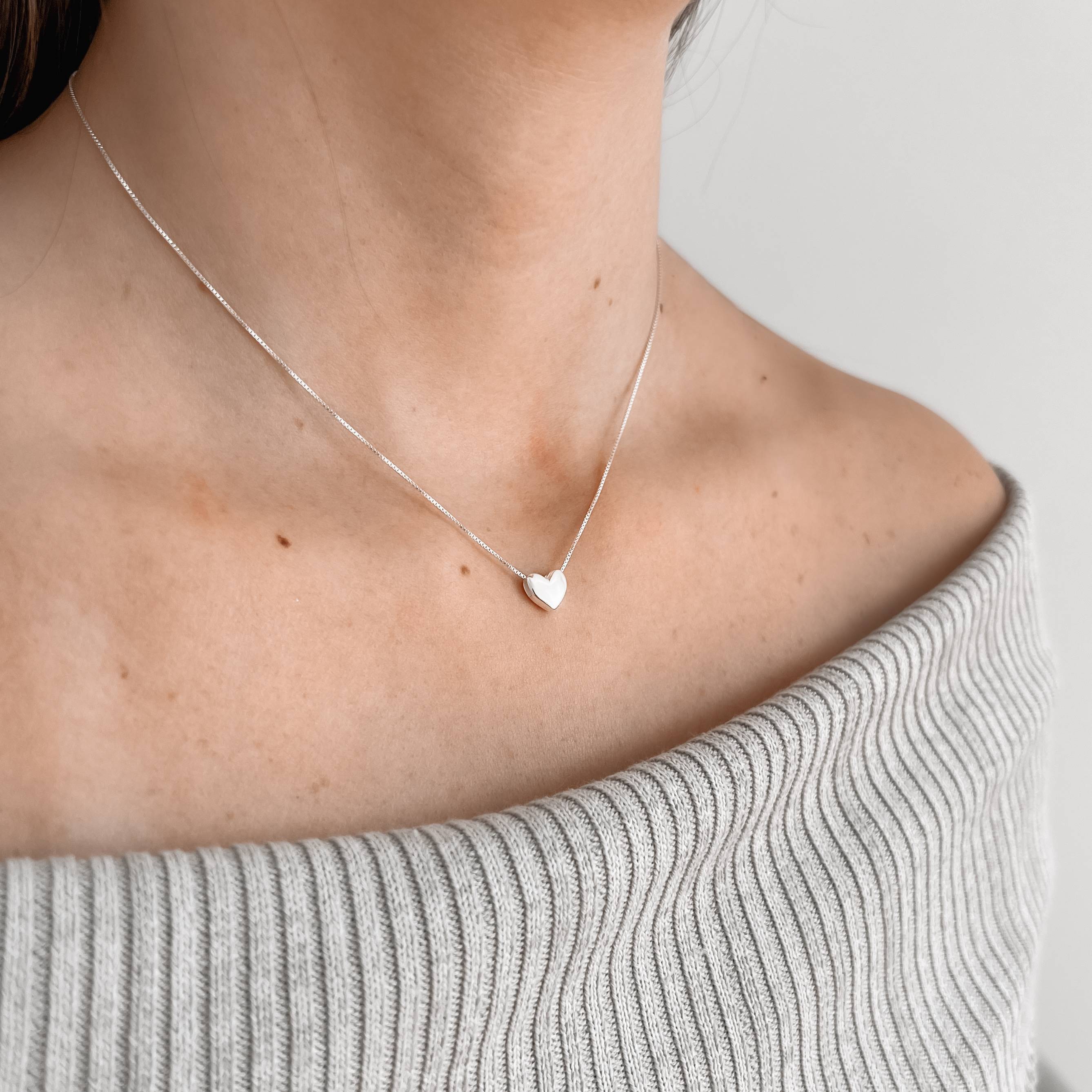 Imagem Colar coração 8mm 40cm