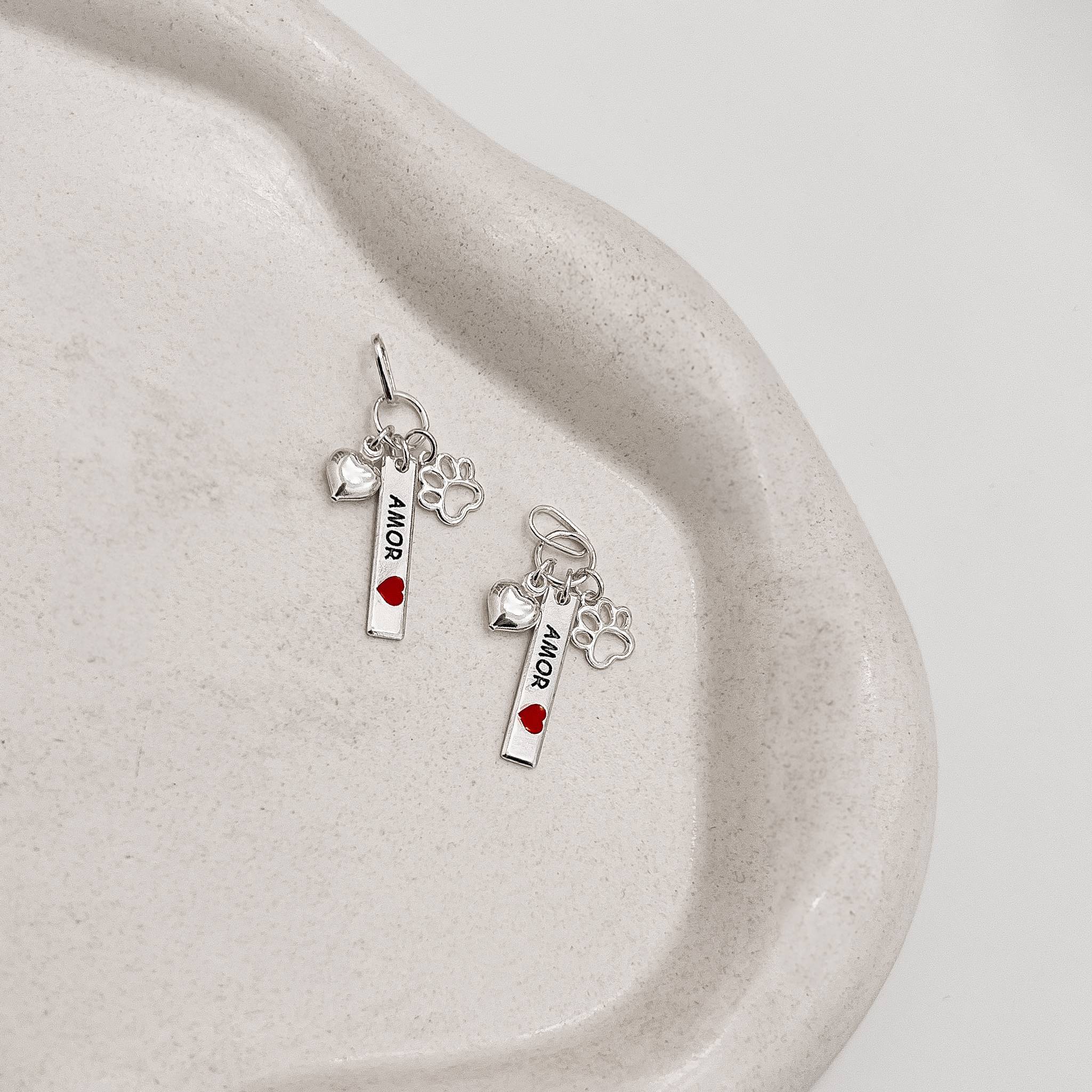 Pingente patuá amor