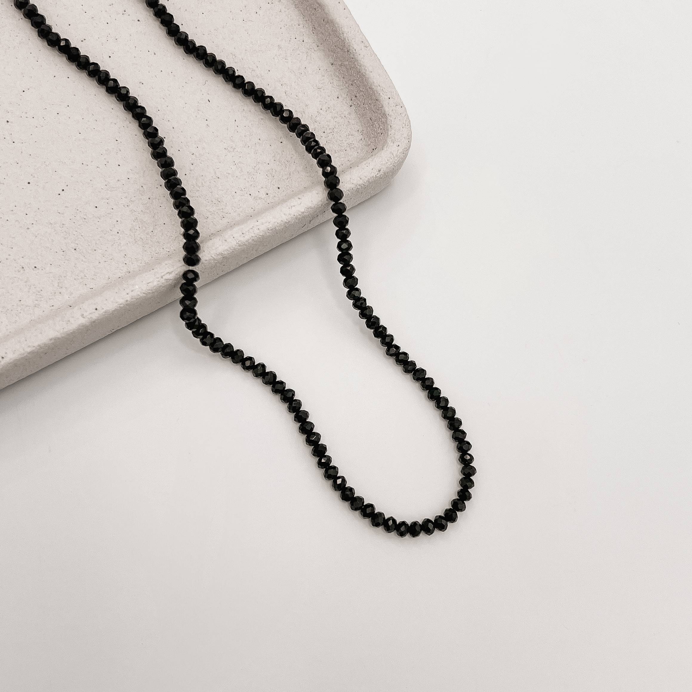 Imagem Choker cristal preto 3.5mm 40+5cm