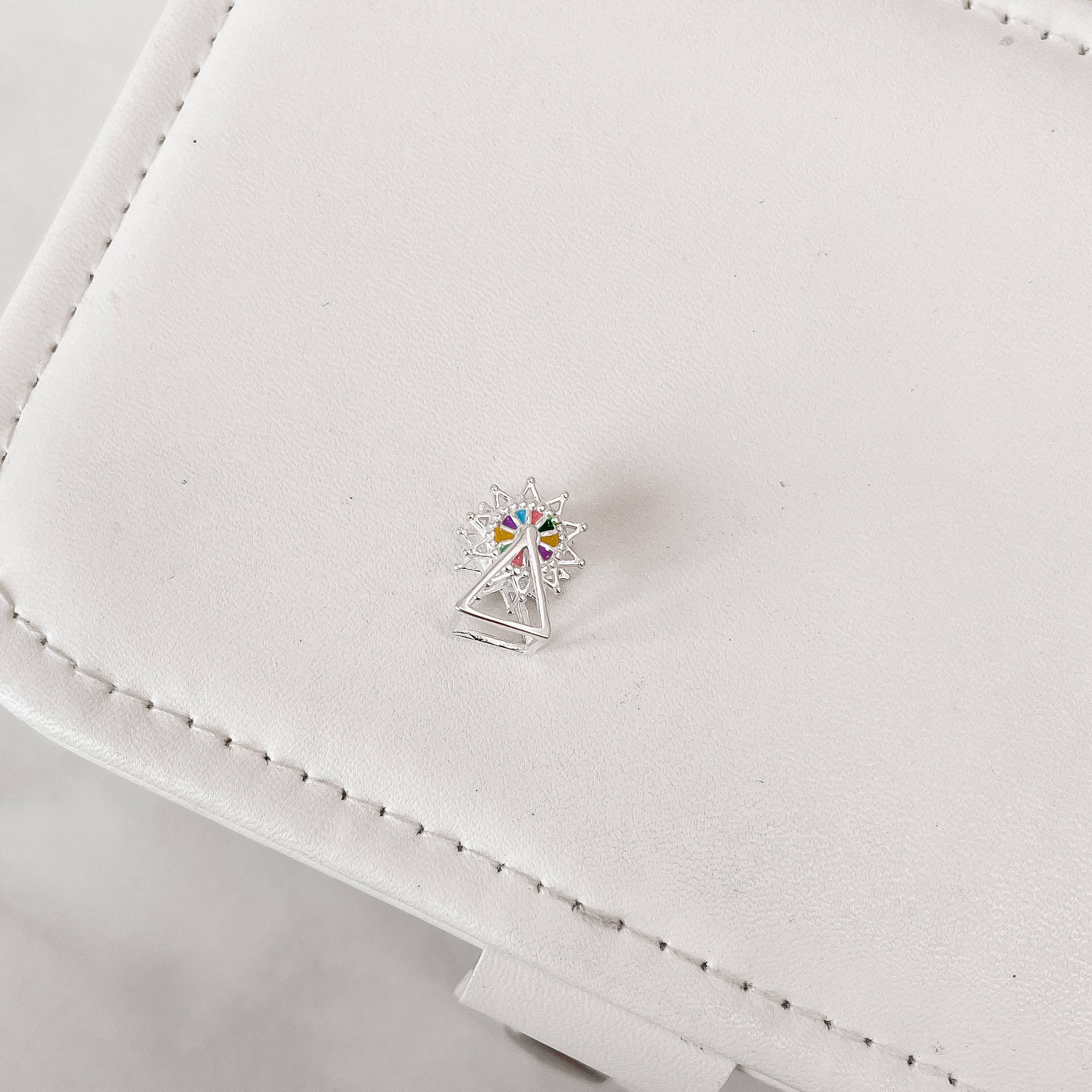 Berloque separador roda-gigante resina 14mm