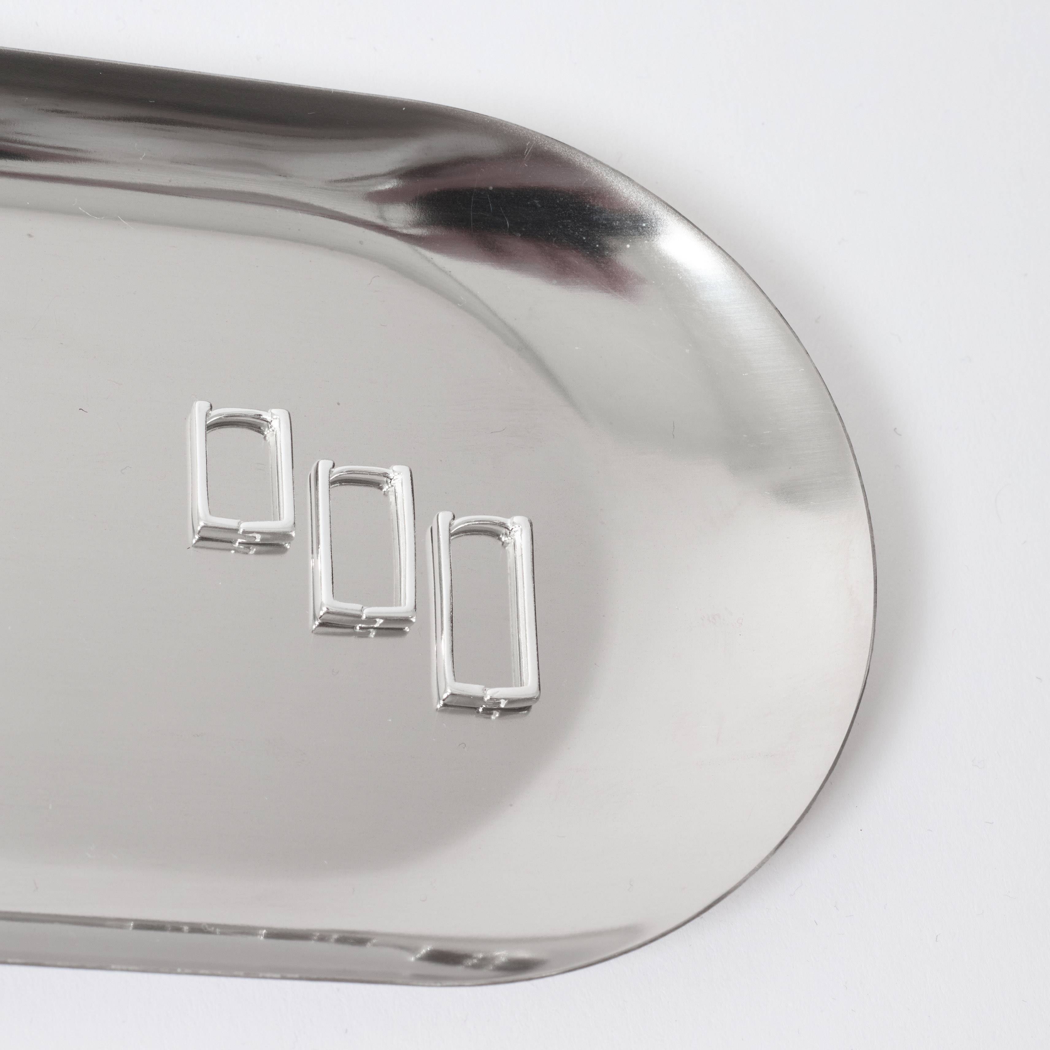 Trio argolas click retangular 13, 16 e 19mm