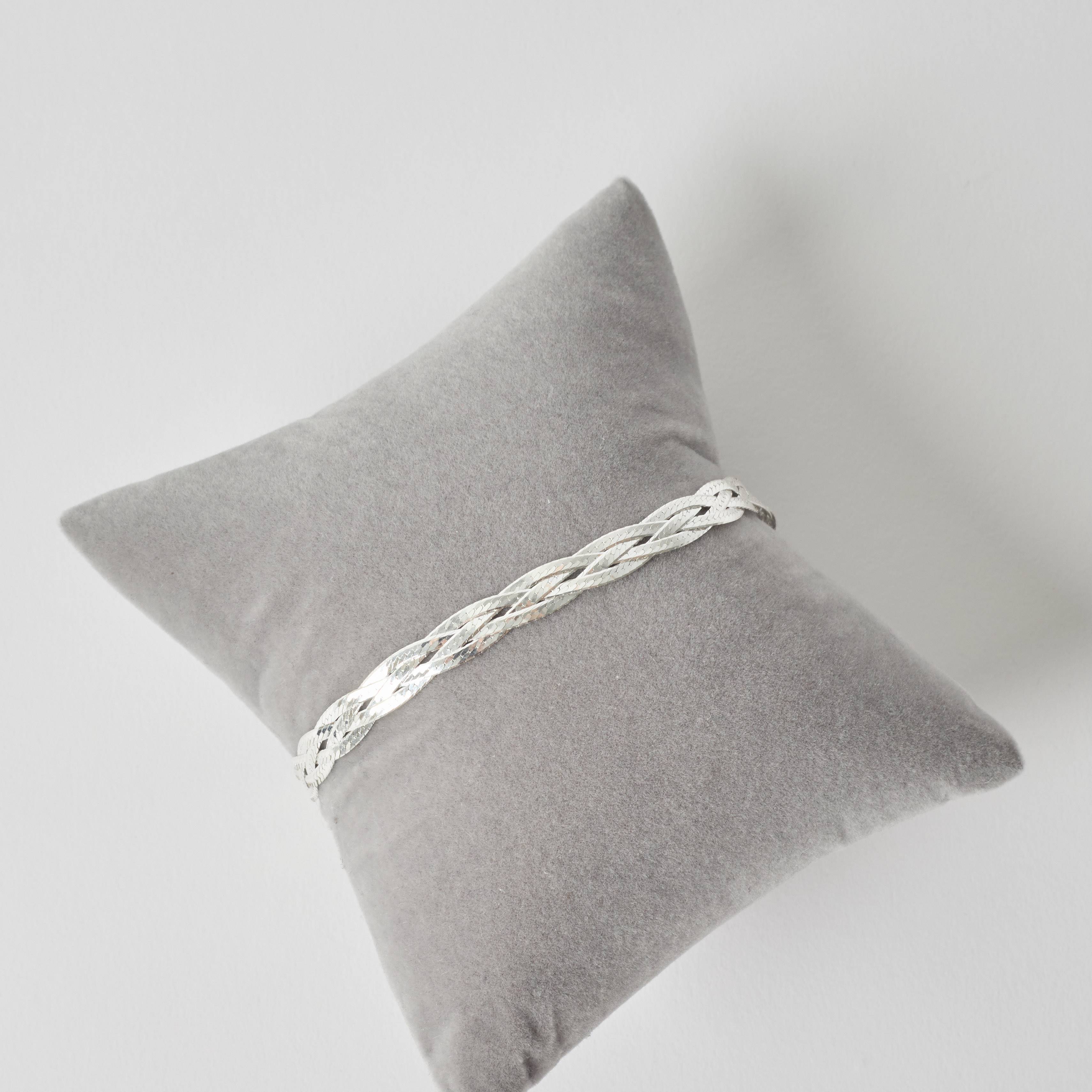 Imagem Secundária Pulseira corrente trança 4 fios 18,5cm