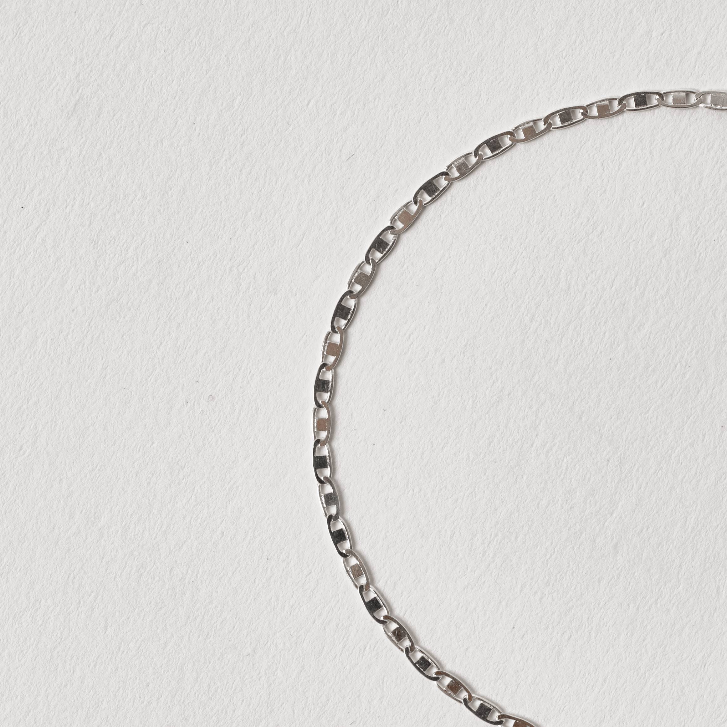 Pulseira corrente piastrine 1.6 18,5cm