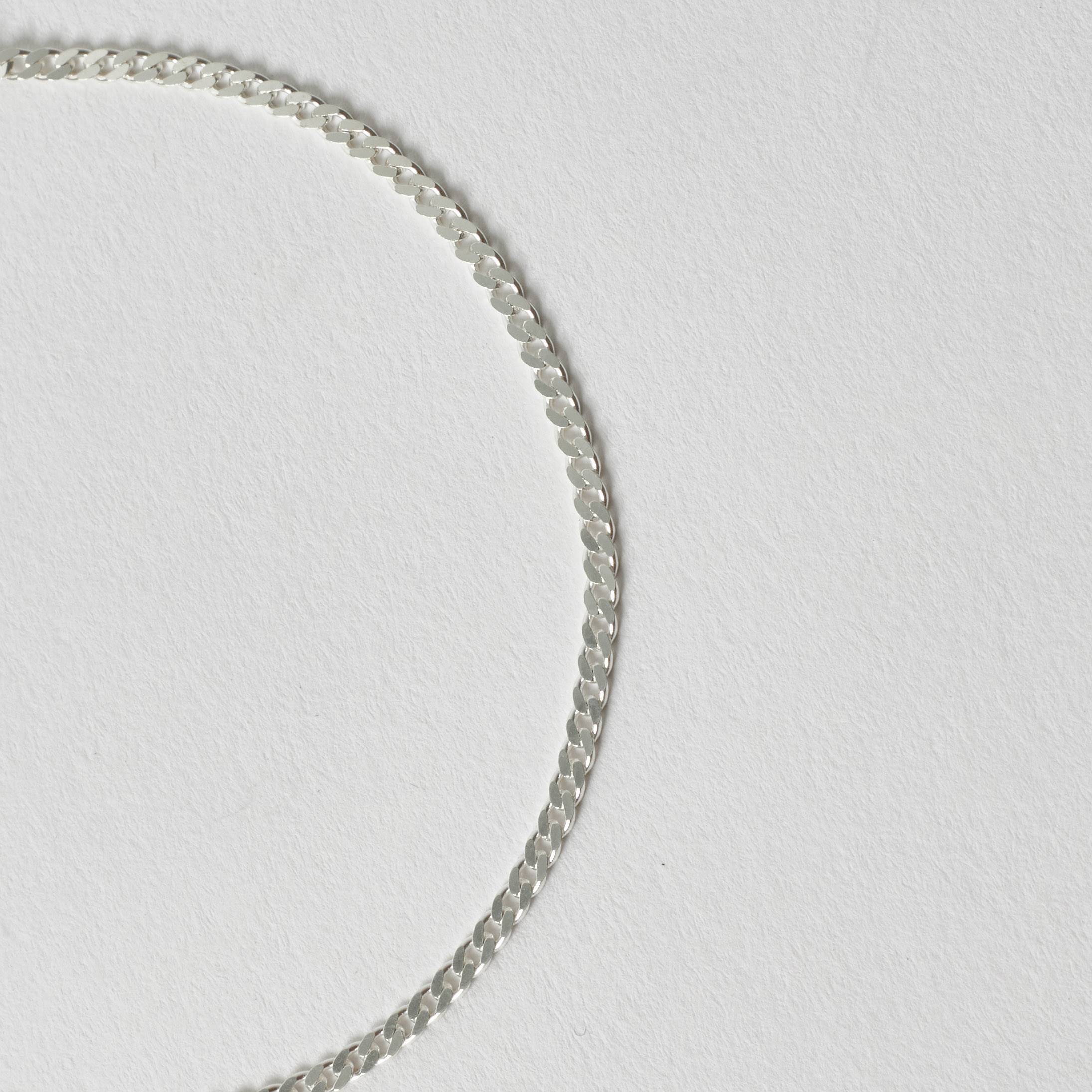 Pulseira corrente grumet flat 3.3 21cm