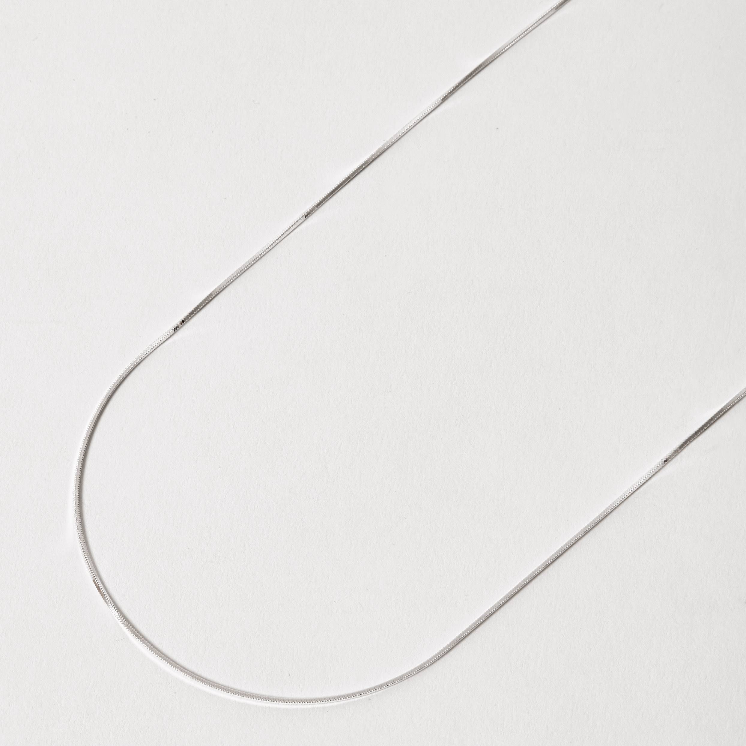 Imagem Secundária Corrente rabo de rato fio quadrado 0.8 60cm