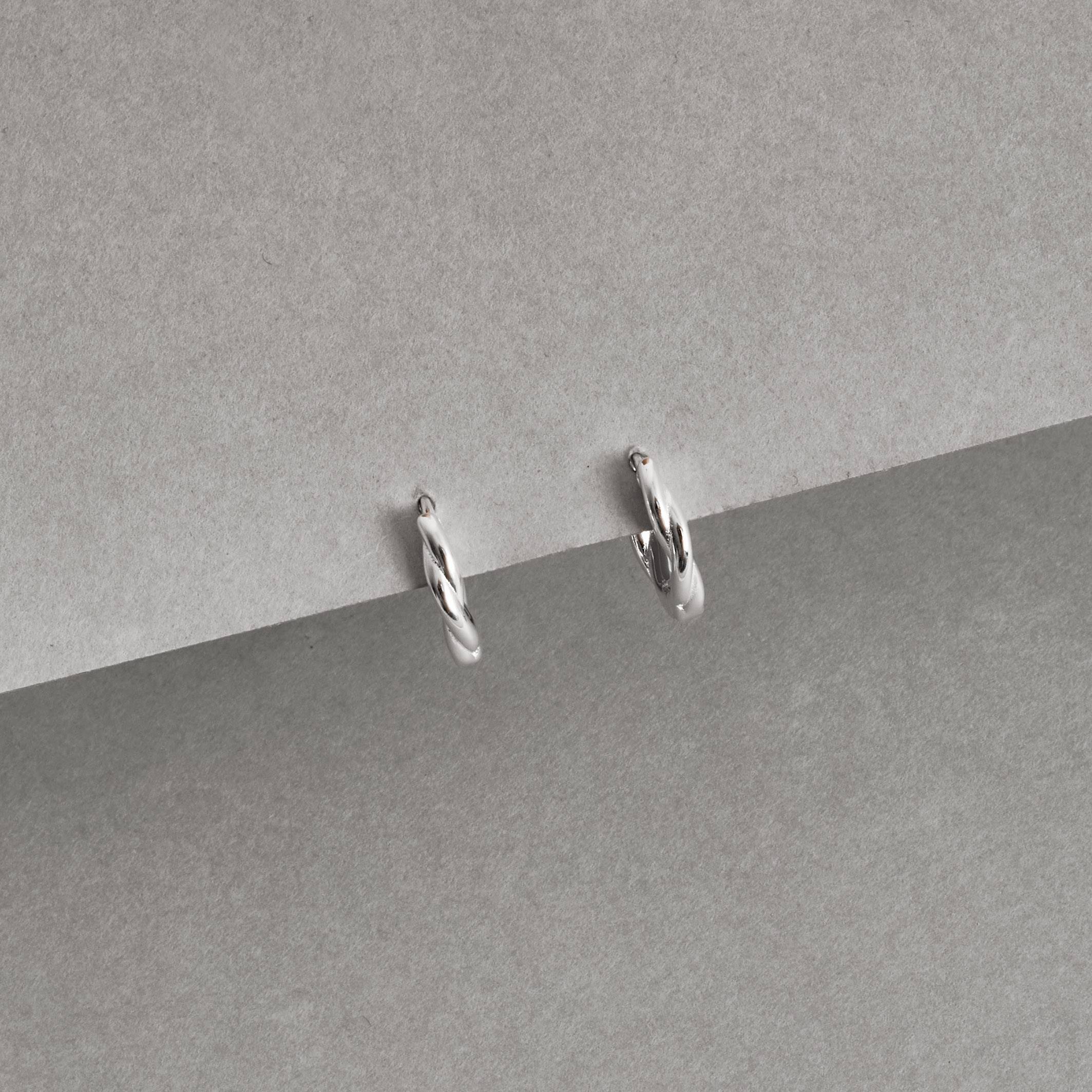 Imagem Argola click trançada 12mm 