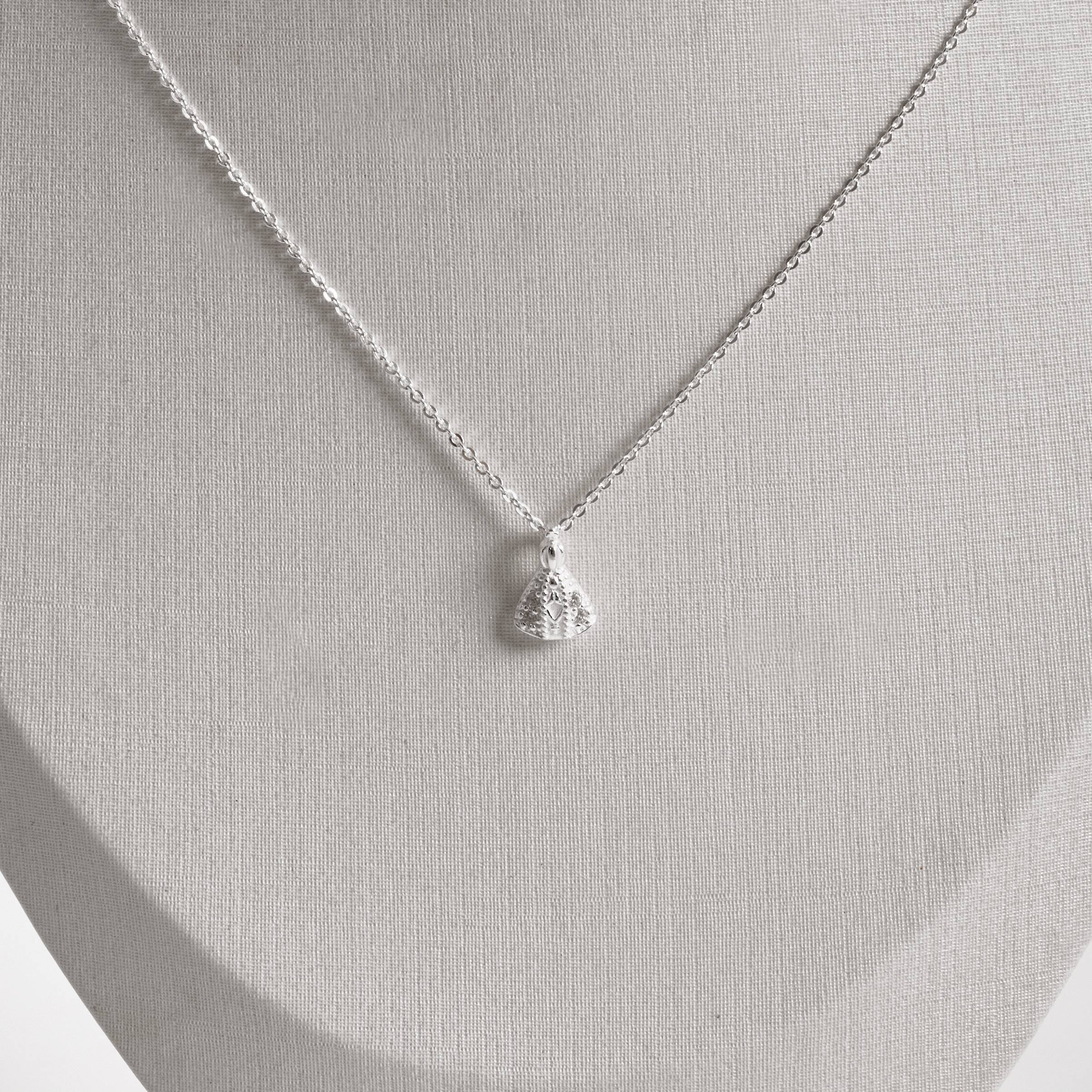 Colar Nsa. Sra. Aparecida cravejada 11mm corrente cadeadinho 45cm