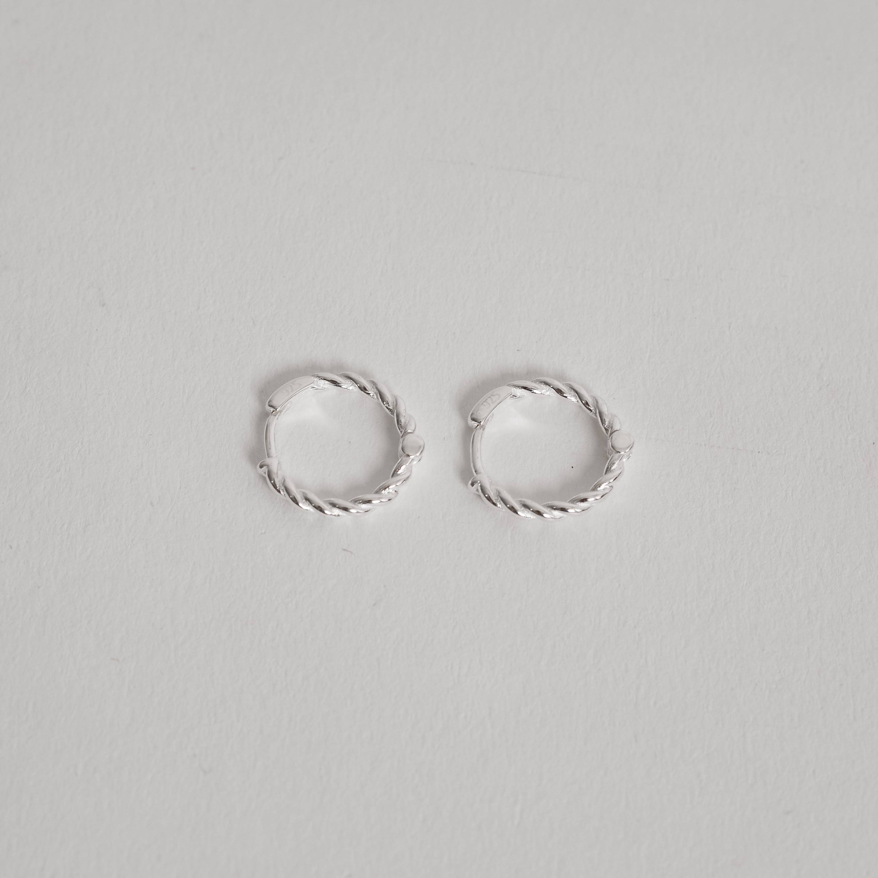 Imagem Secundária Argola click trançada 14mm