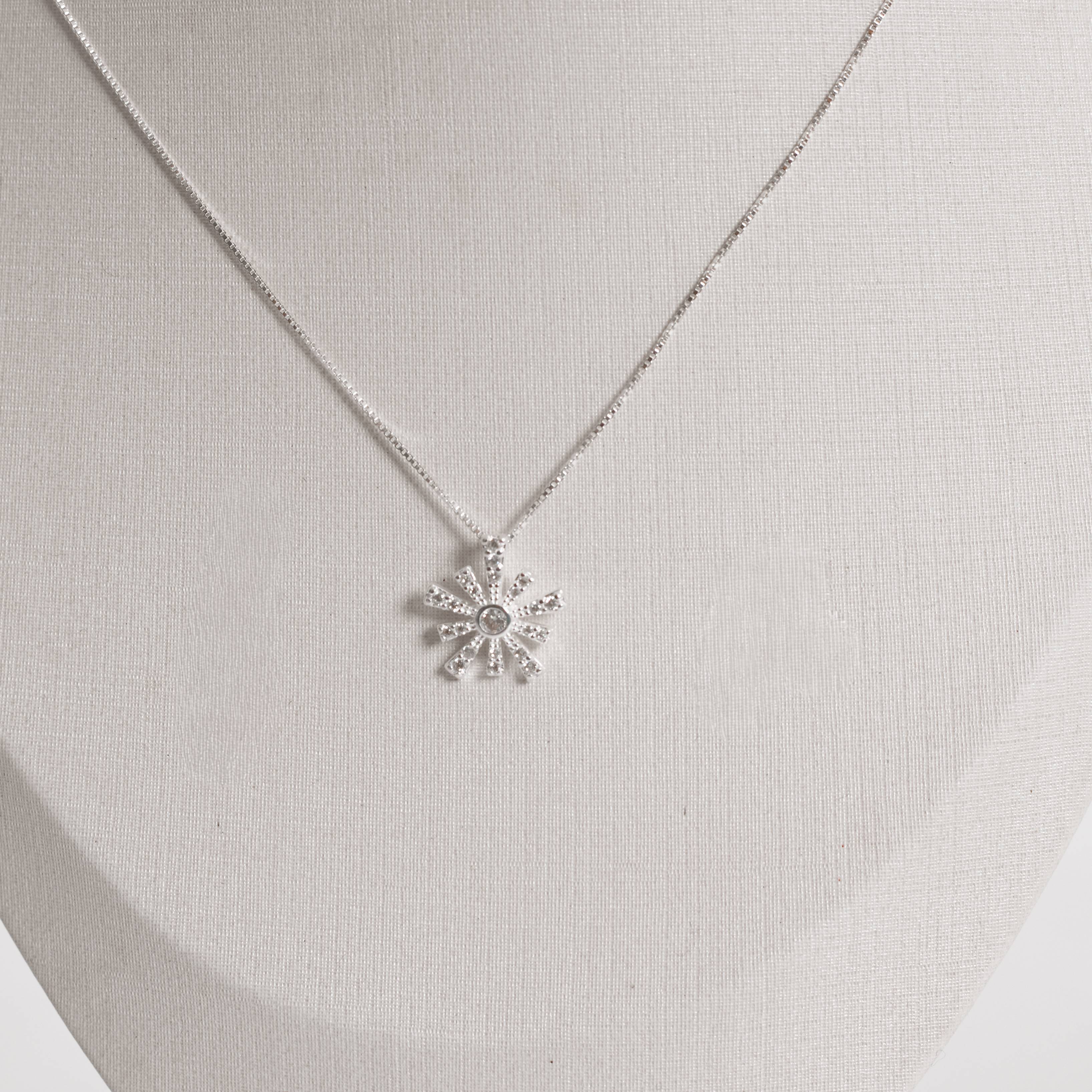 Imagem Colar palitos cravejados 14mm 45cm