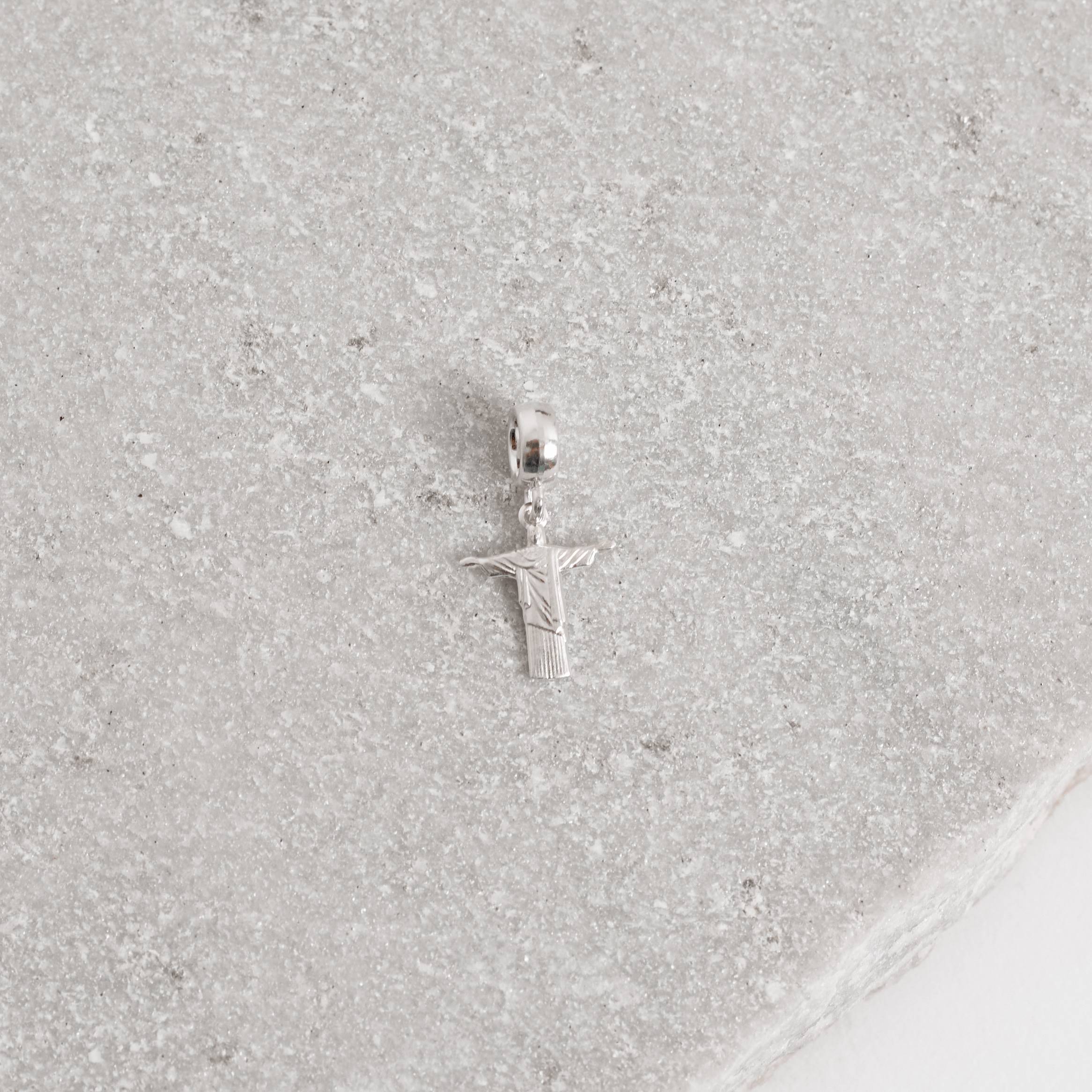 Berloque pingente Cristo 12mm