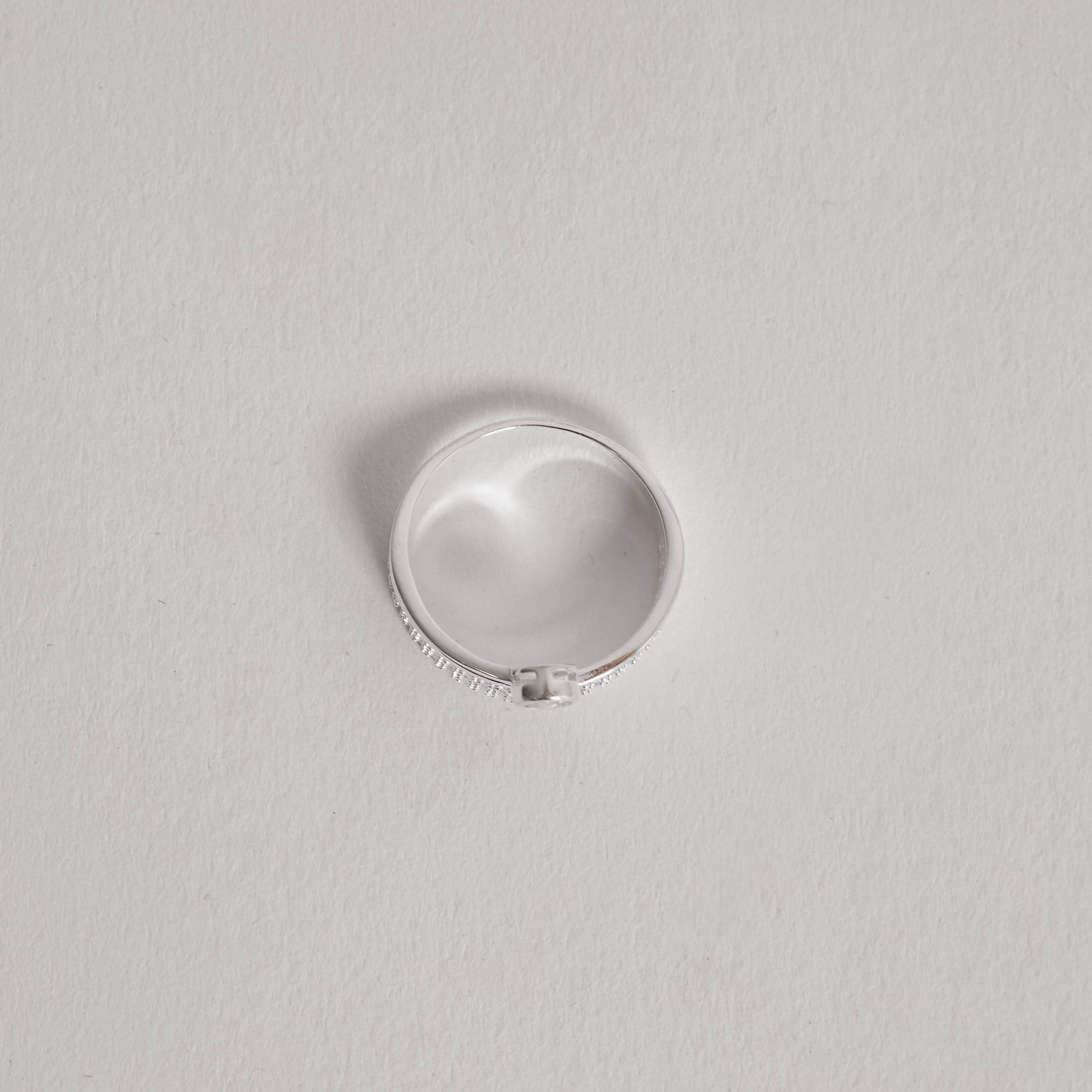 Anel 4 fios meia aliança, aparador e solitário 4mm