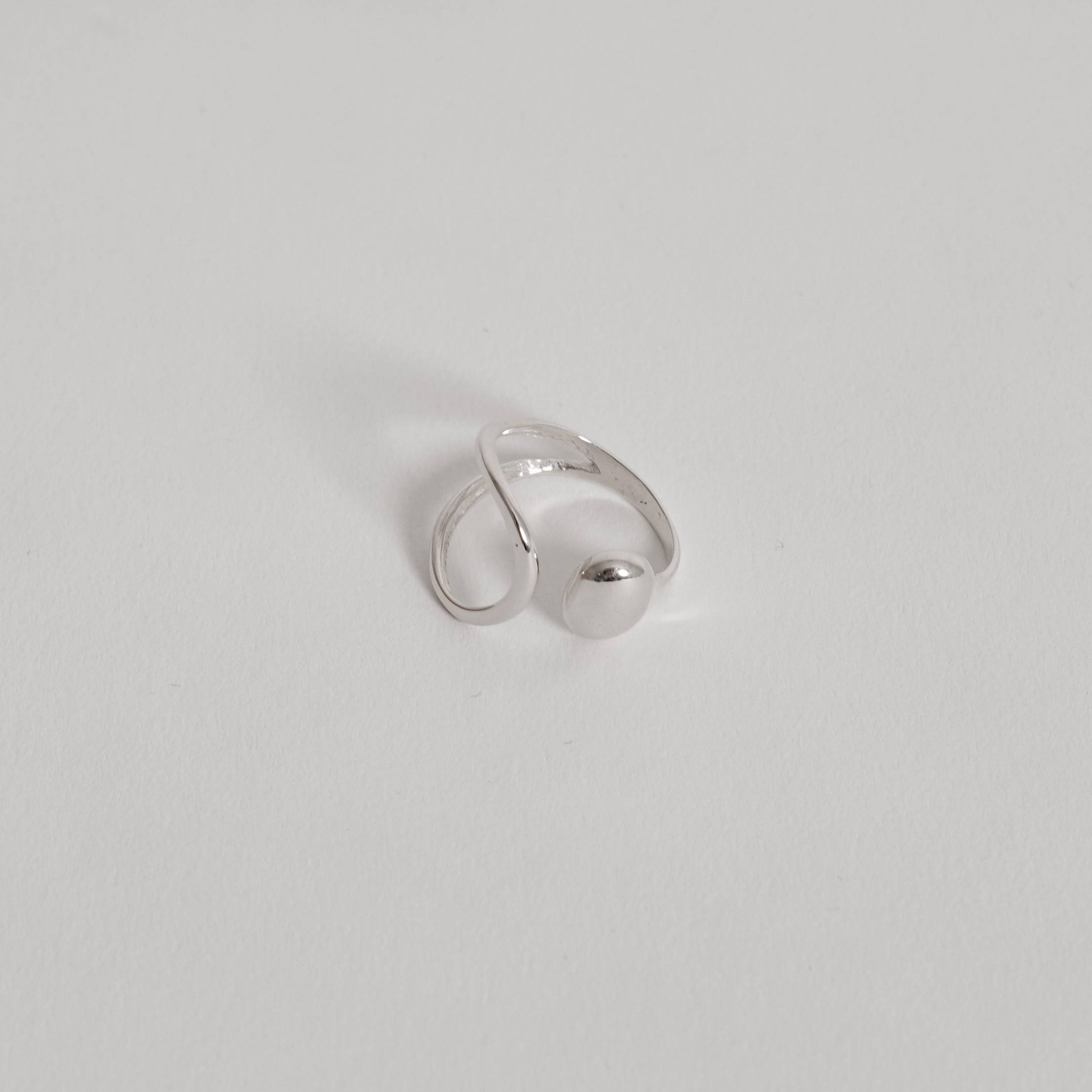 Imagem Secundária Anel largo oval e elo vazado regulável P