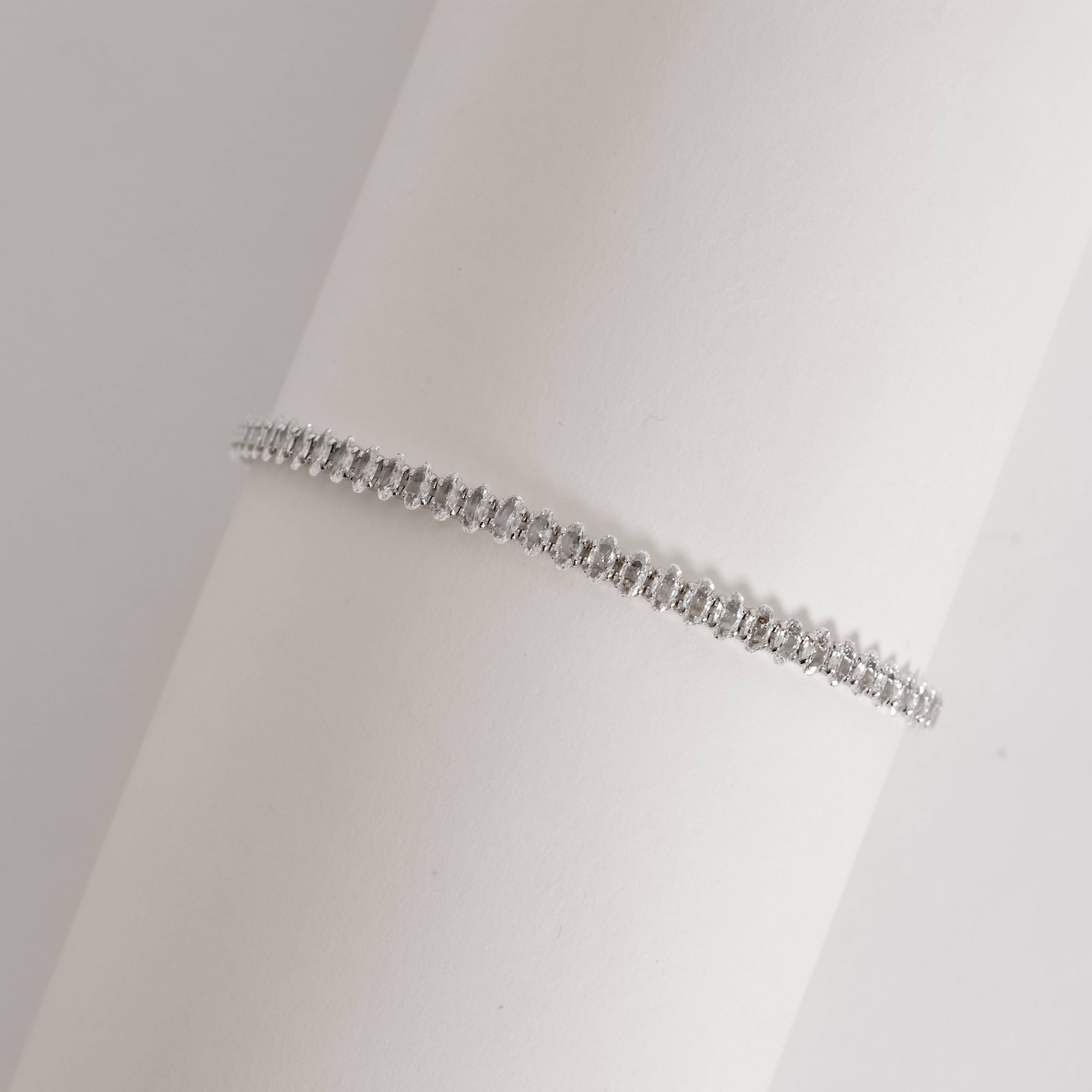 Imagem Pulseira Riviera zircônias ovais 3.9 ródio