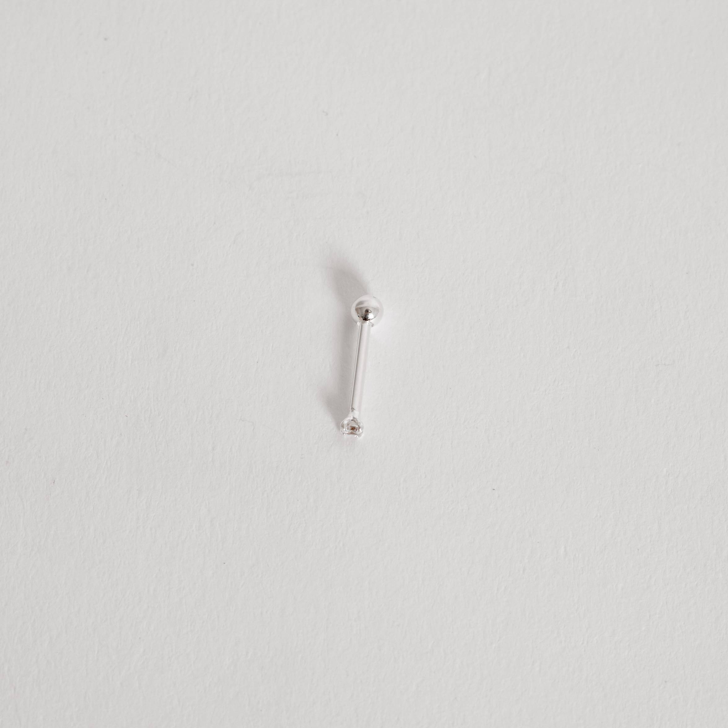 Piercing haste zircônia 2mm 